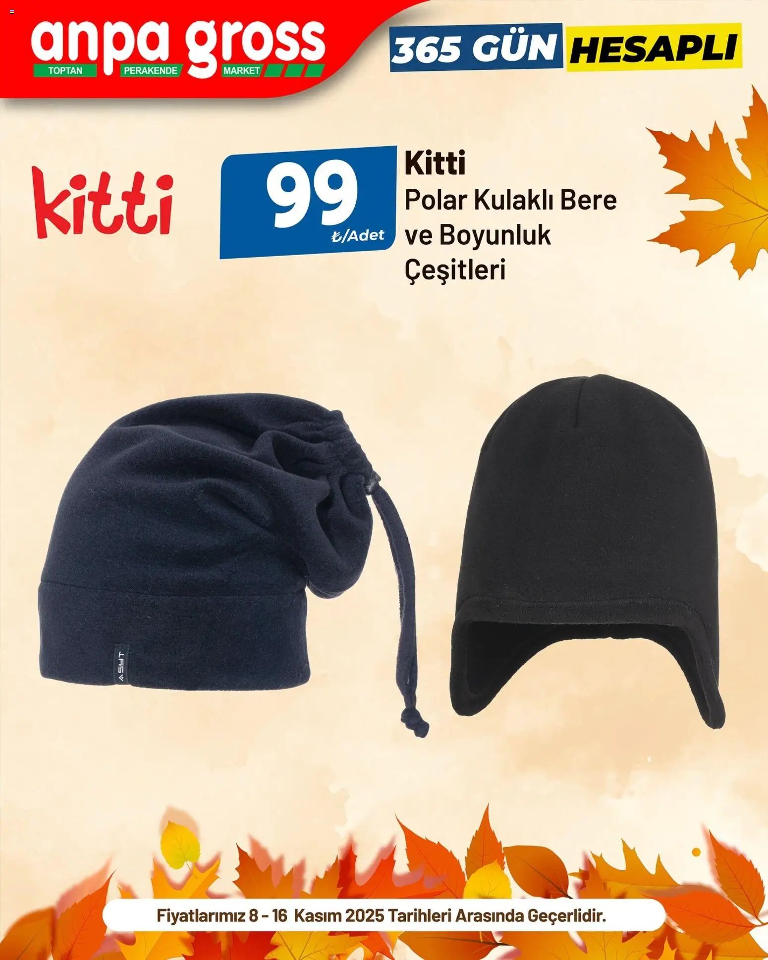 Anpa Gross tarihli katalog 08 1111 2025 İndirim Kitti bere