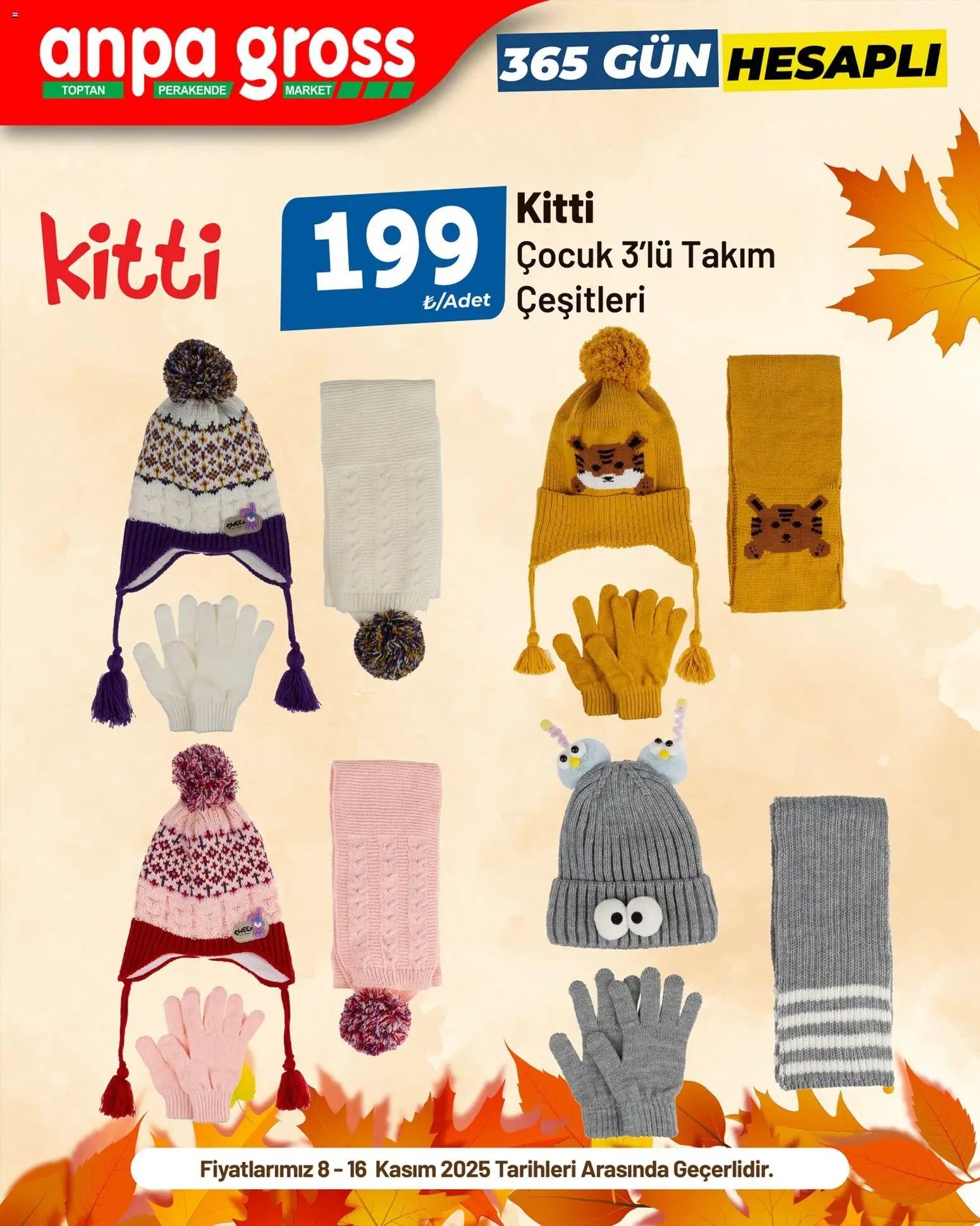 Anpa Gross tarihli katalog 08 1111 2025 İndirim Kitti bere