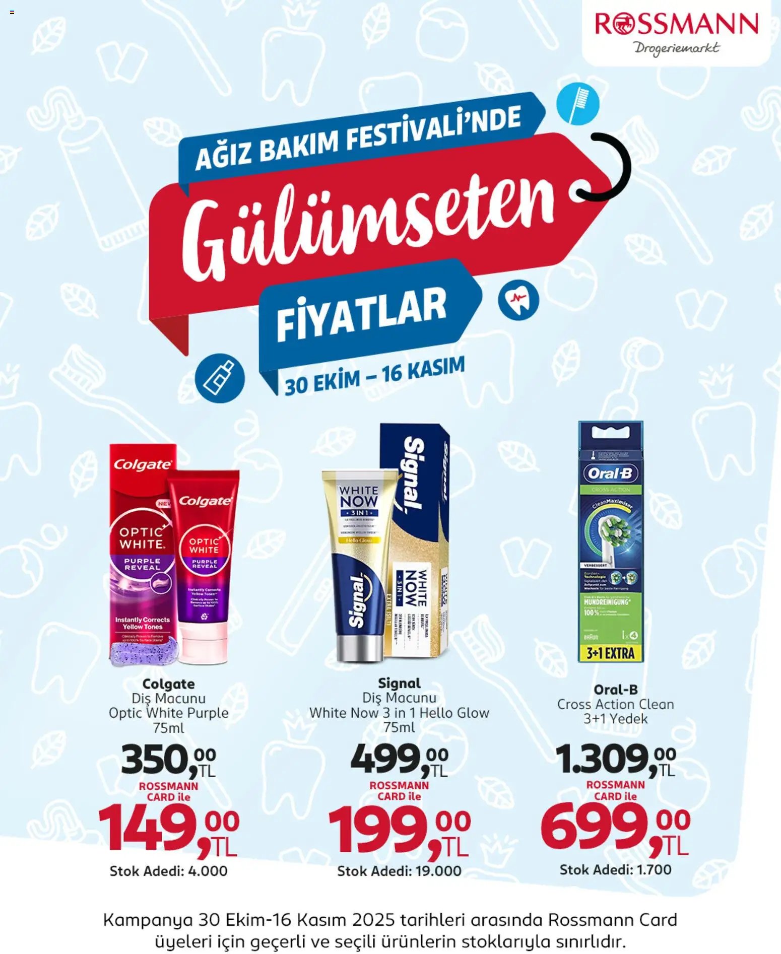 Rossmann tarihli katalog 30 1010 2025 Gülümseten