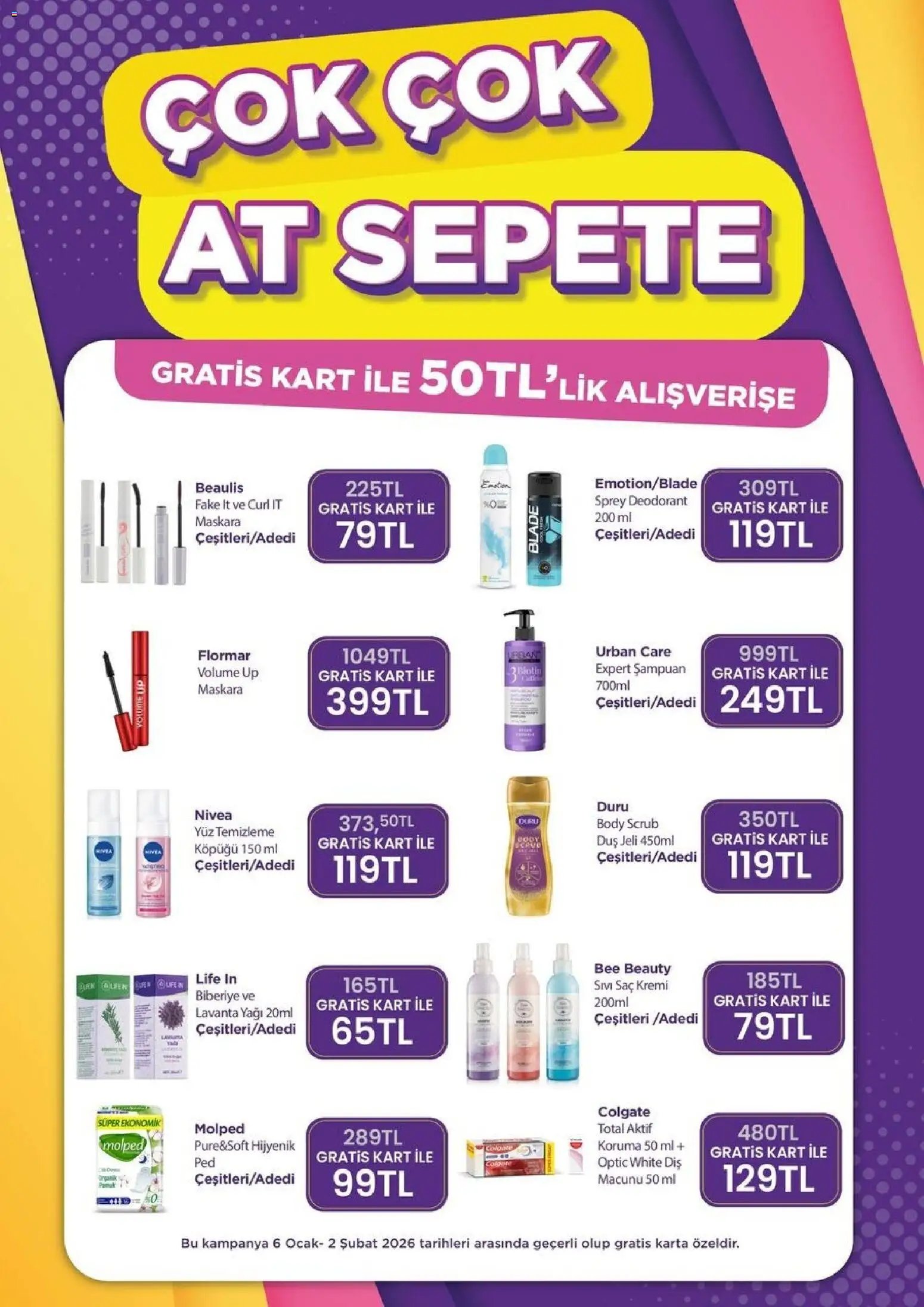 Gratis tarihli katalog 01 0101 2026 Katalog