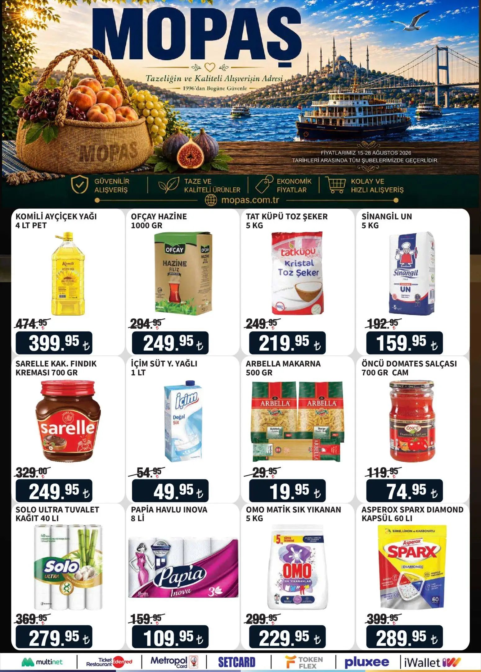 Mopaş tarihli katalog 15 0808 2026 Mopaş Katalog
