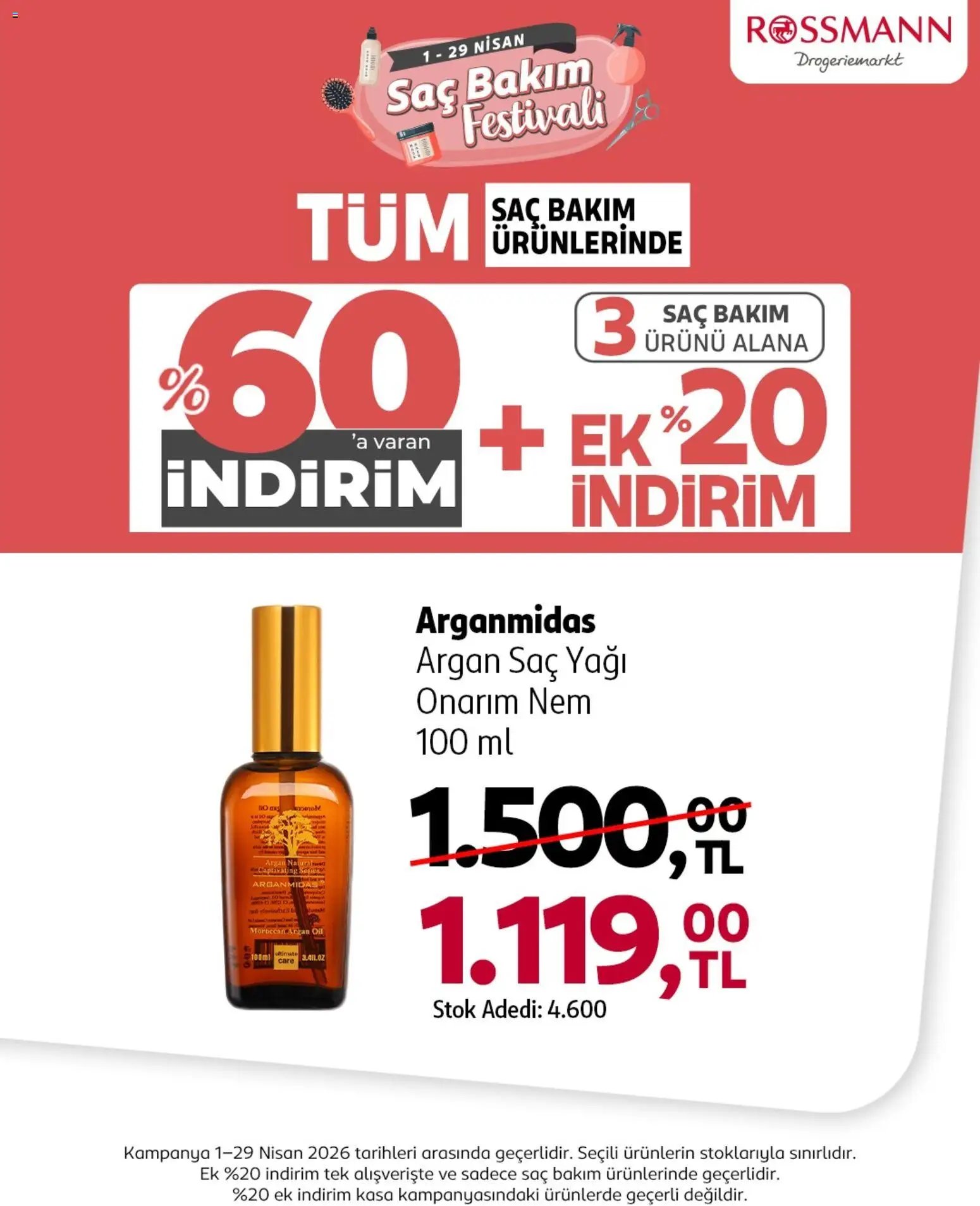 Rossmann tarihli katalog 01 0404 2026 Rossmann İndirim