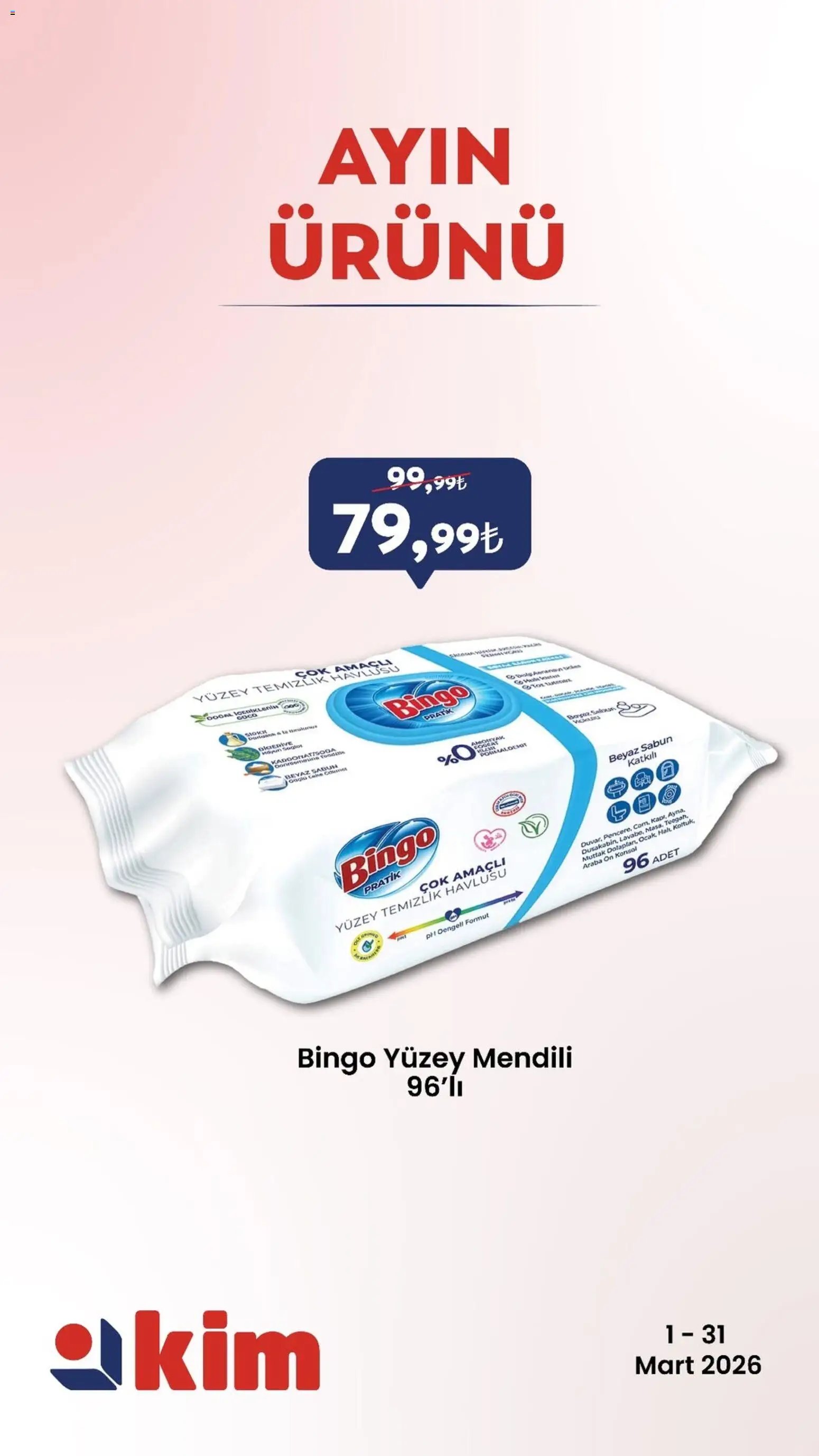 Kim Market tarihli katalog 01 0303 2026 Kim Market - Ayın Ürünü