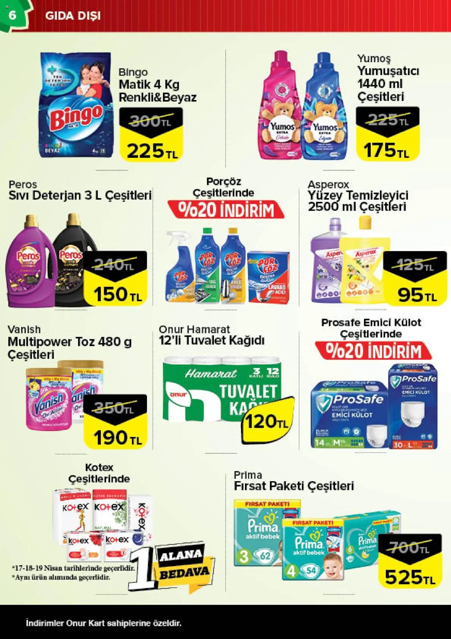 Onur Market tarihli katalog 16 0404 2026 Onur Market Katalog