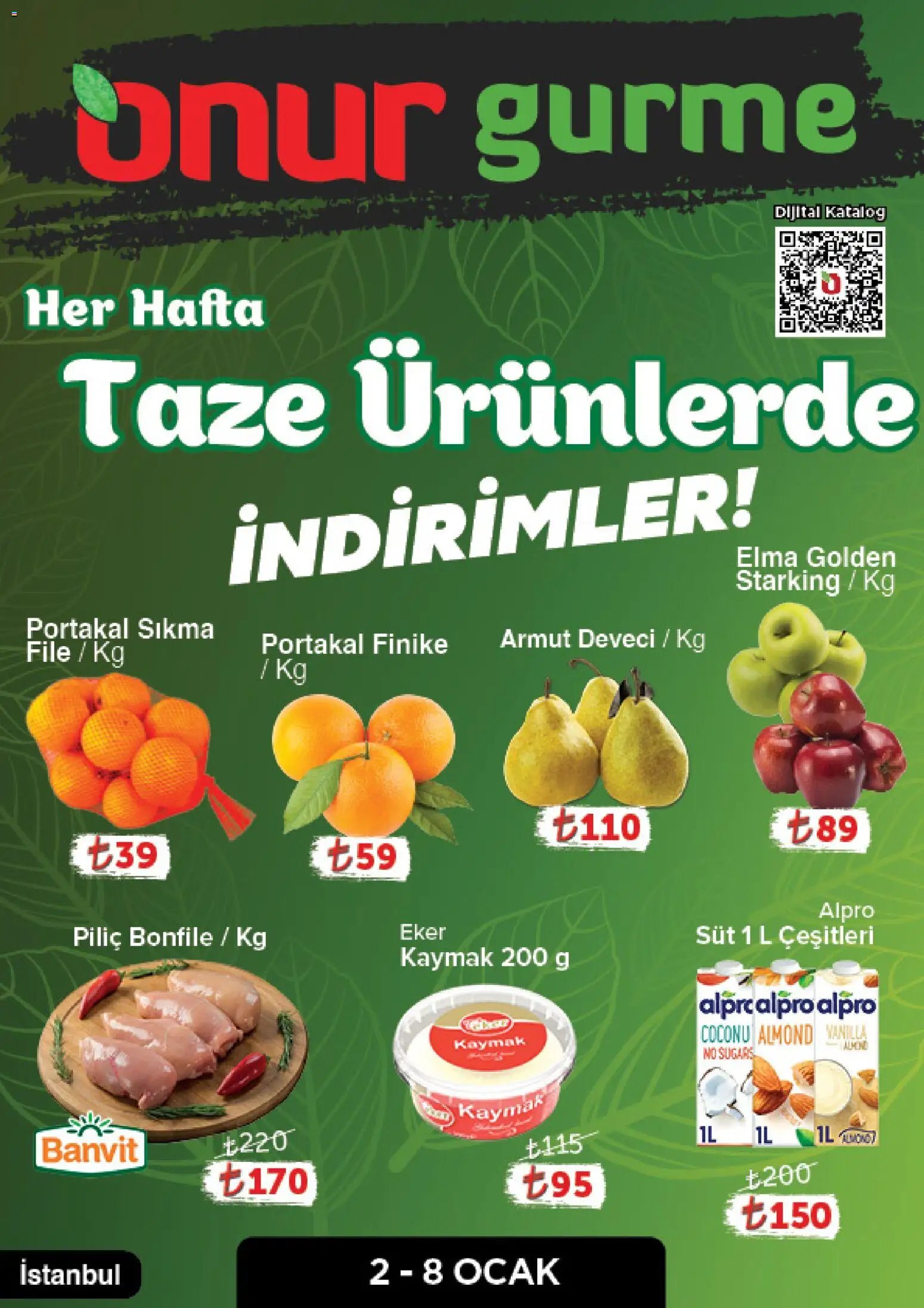 Onur Market tarihli katalog 02 0101 2026 Katalog Gurme - Istanbul