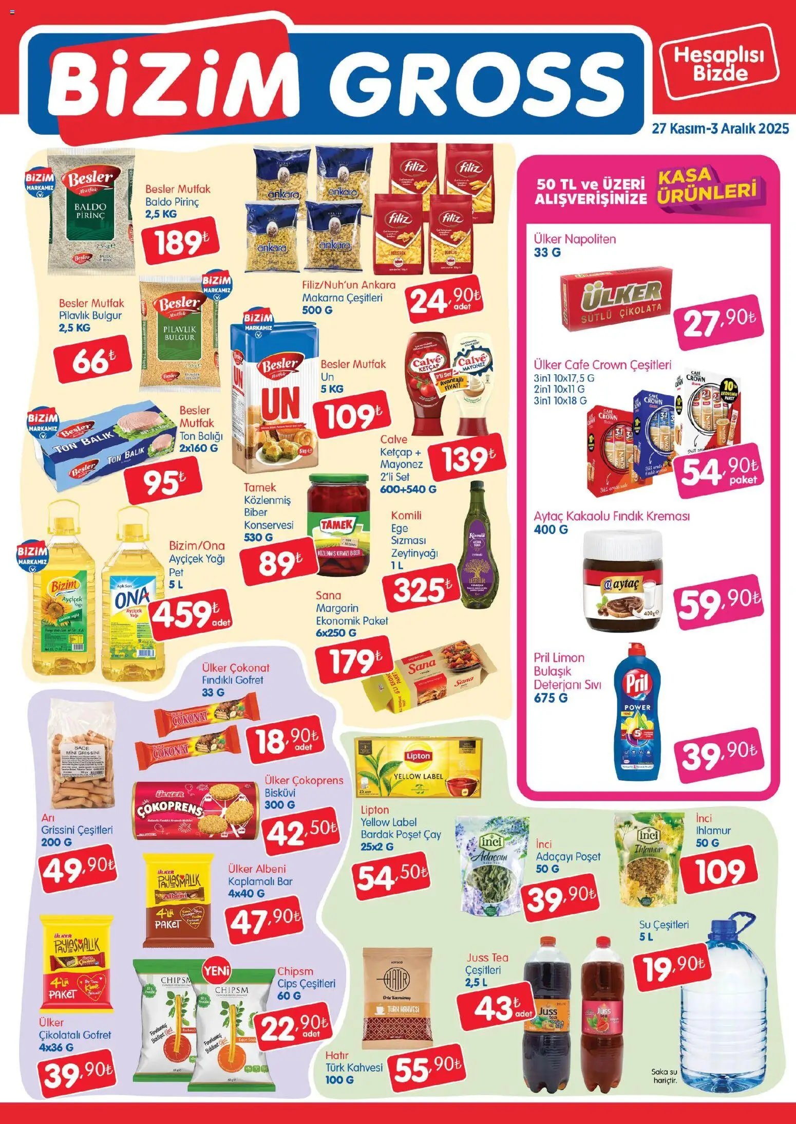 Bizim Toptan tarihli katalog 27 1111 2025 Bizim Gross Fırsat Bülteni