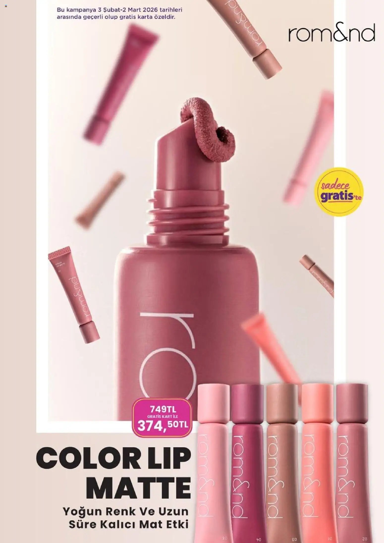 Gratis tarihli katalog 03 0202 2026 Katalog