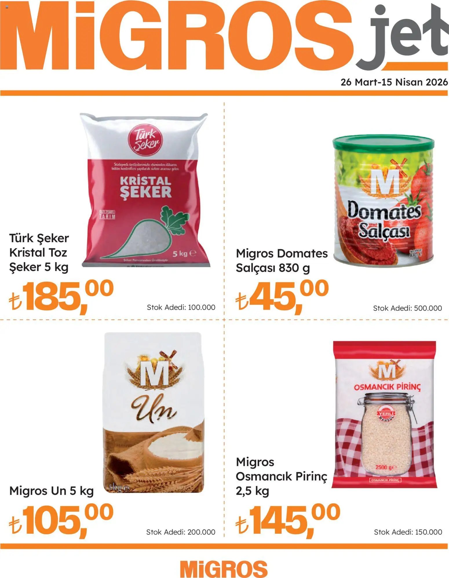 Migros tarihli katalog 26 0303 2026 Migros Katalog - Migros Jet Dijital