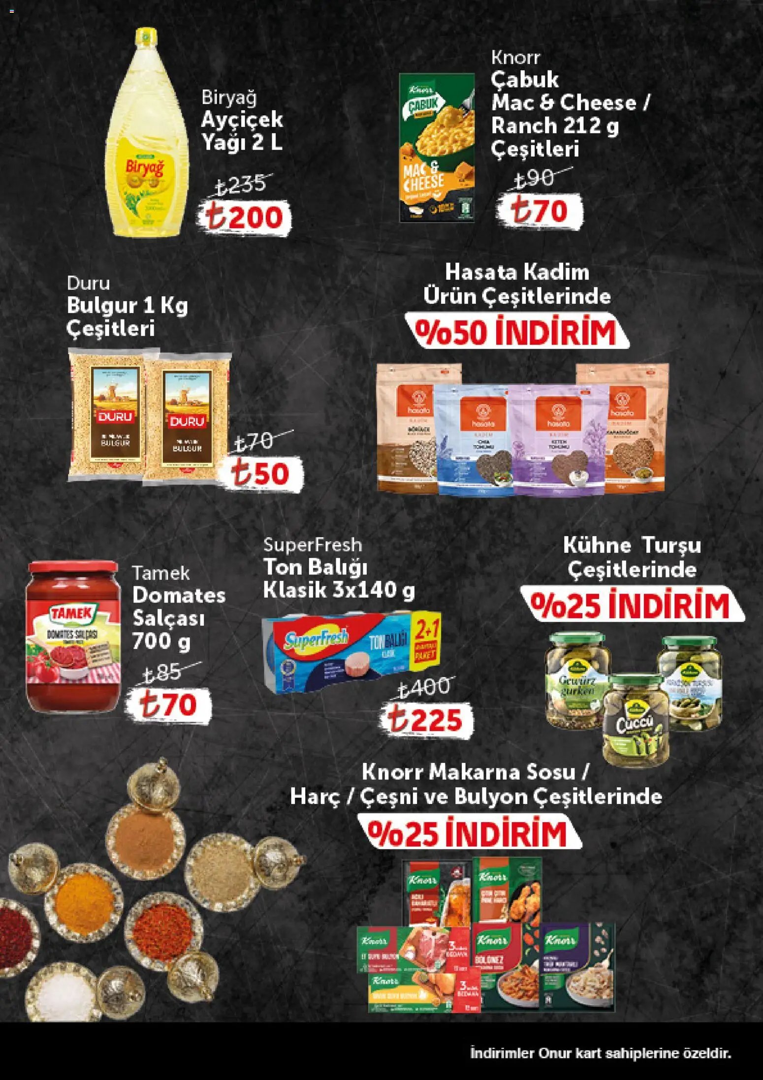 Onur Market tarihli katalog 16 0404 2026 Onur Market - Katalog Gurme