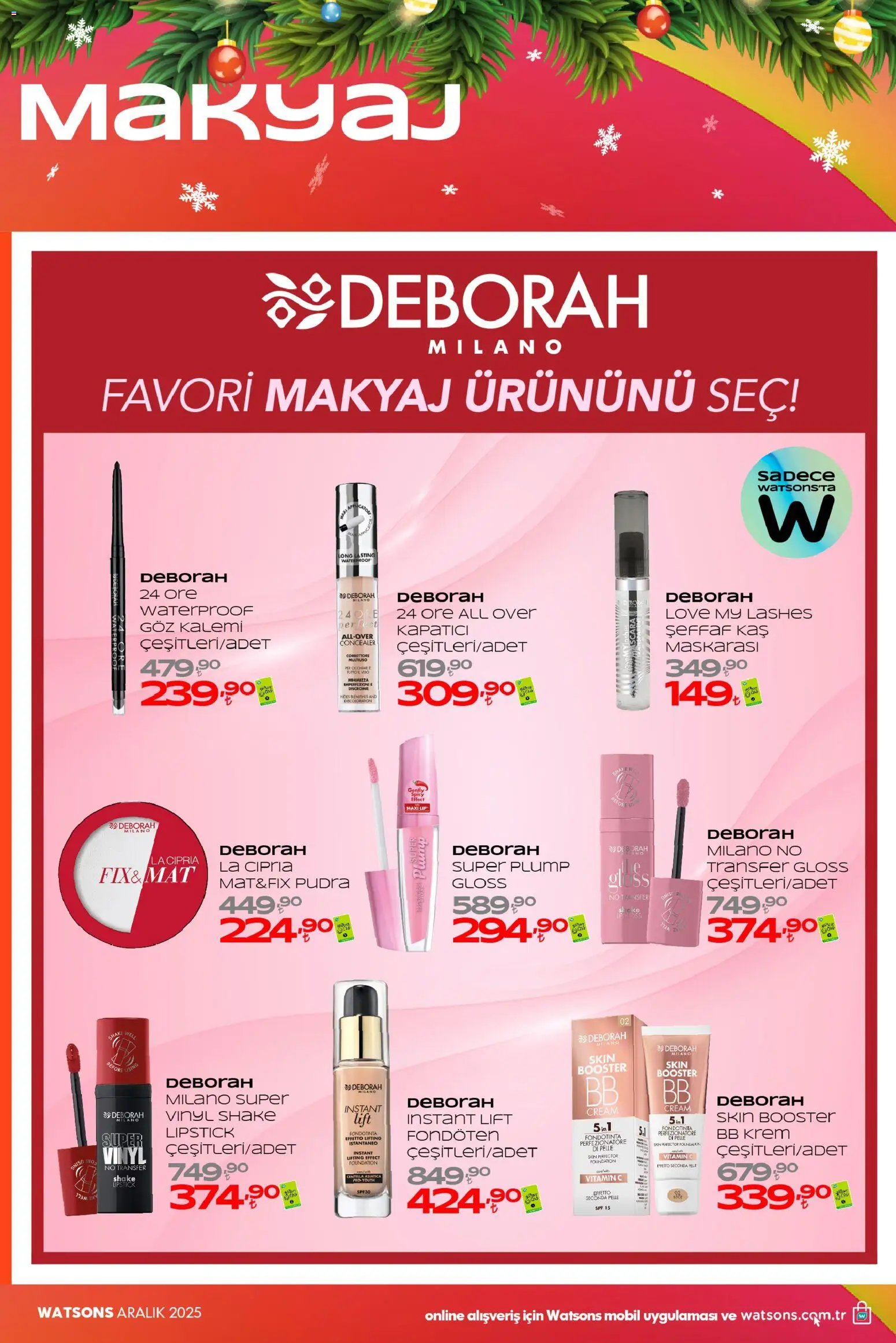 Watsons tarihli katalog 01 1212 2025 Katalog