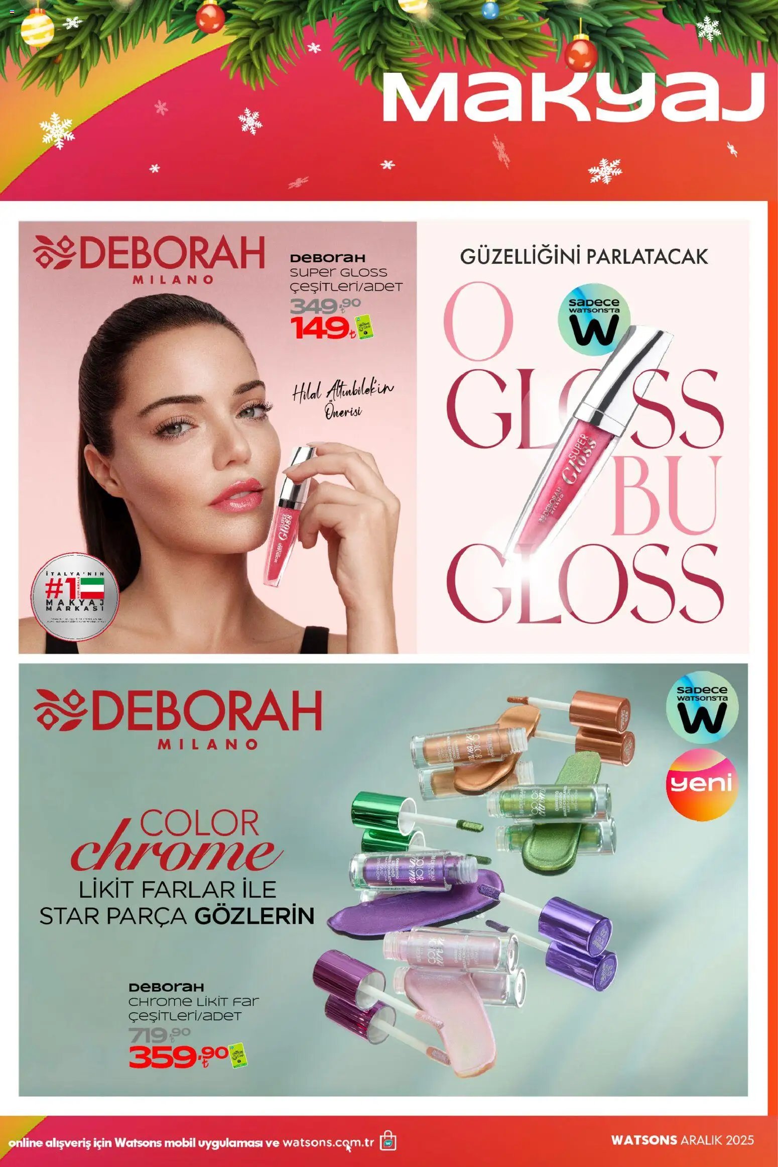 Watsons tarihli katalog 01 1212 2025 Katalog