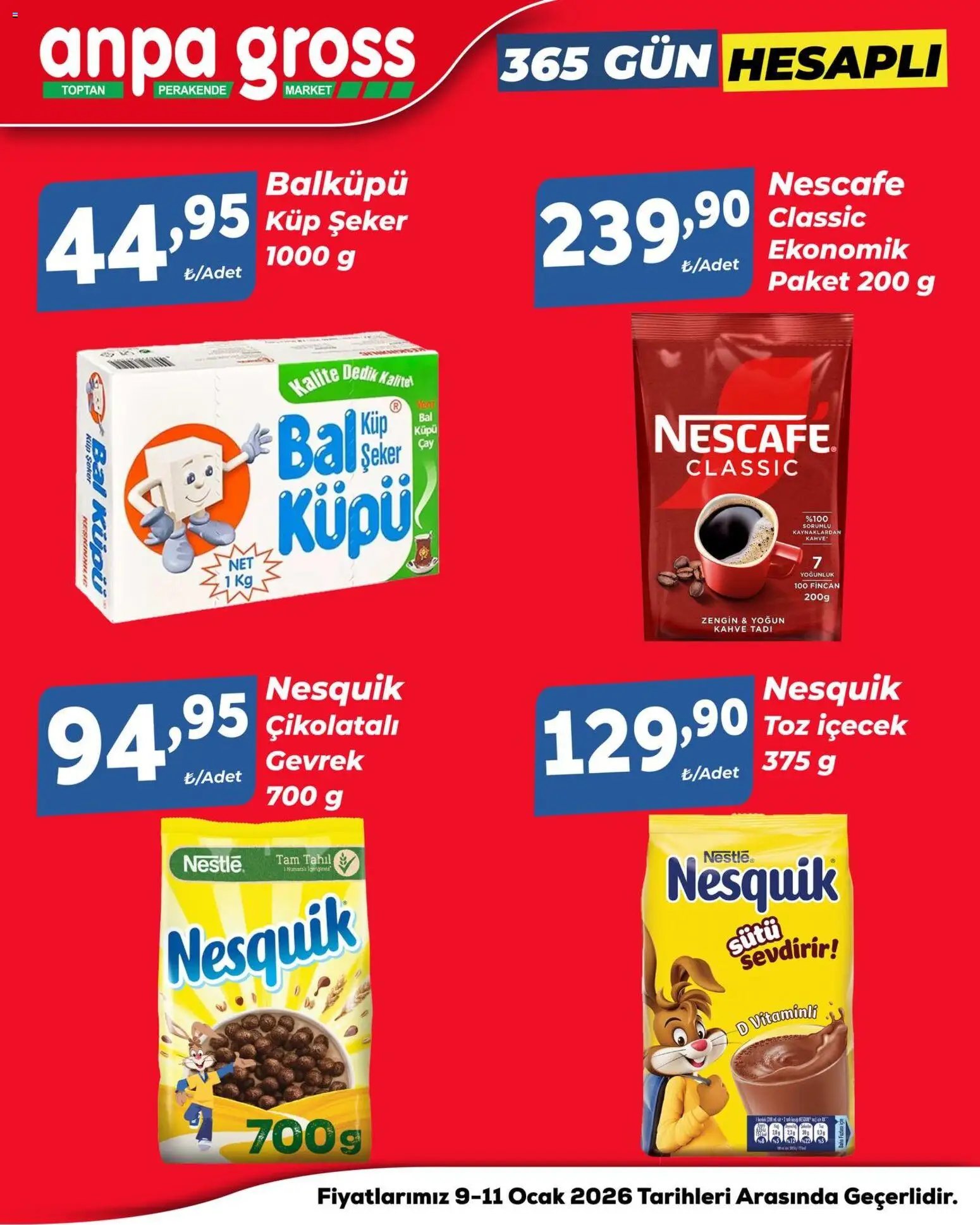 Anpa Gross tarihli katalog 09 0101 2026 Hafta Sonu Fırsatları