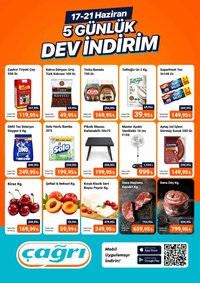 Çağrı Market tarihli katalog 17 0606 2026 Çağrı Market - 5 Günlük Dev İndirim