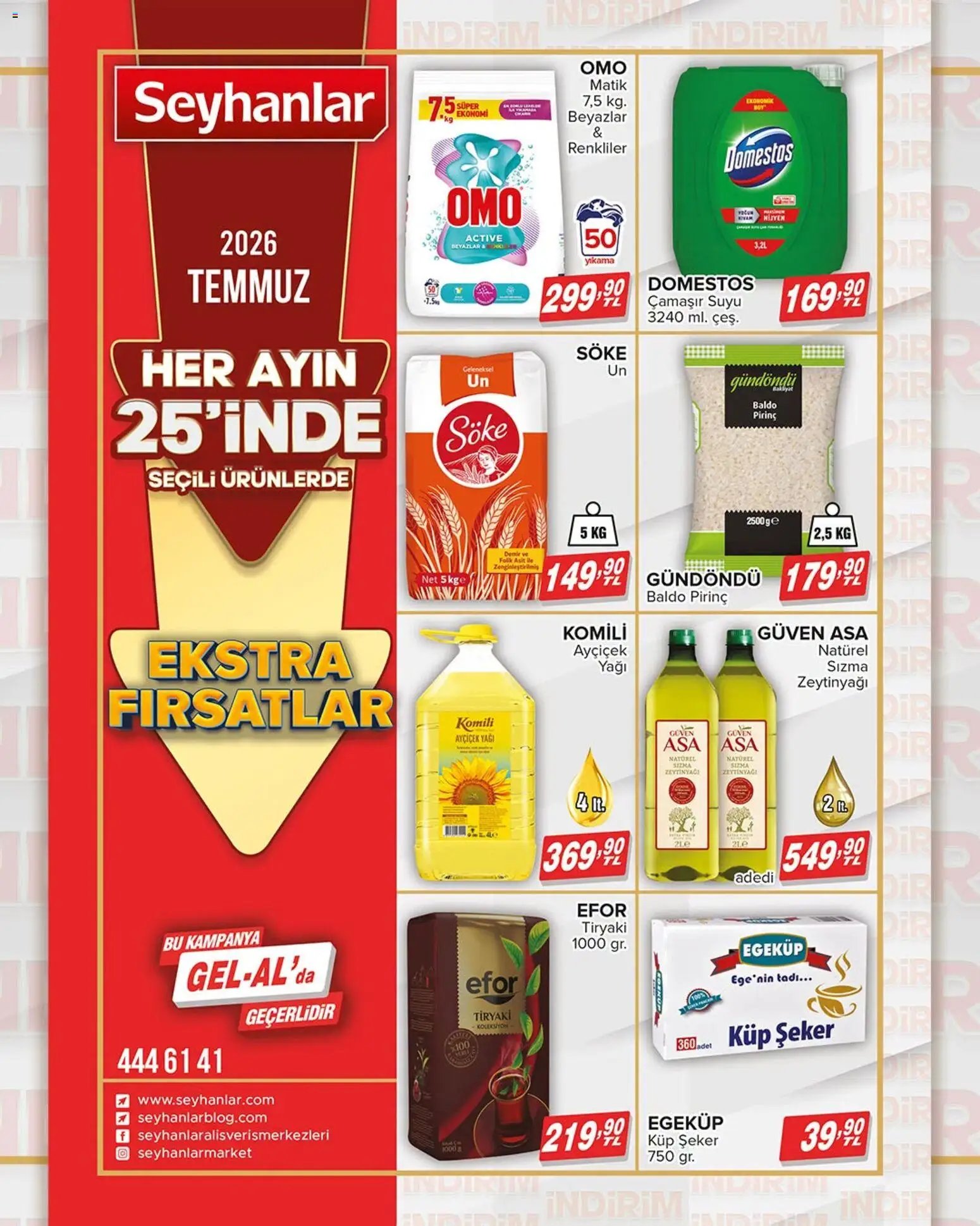 Seyhanlar Market tarihli katalog 25 0707 2026 Seyhanlar Market Katalog