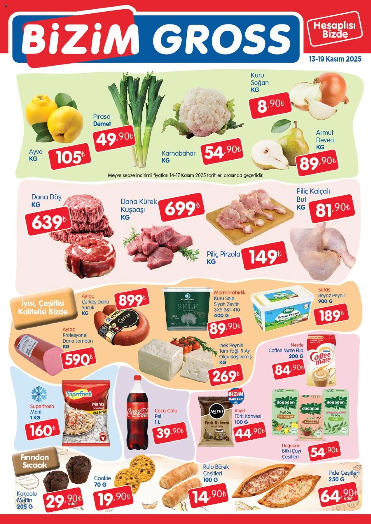 Bizim Toptan tarihli katalog 13 1111 2025 Bizim Gross Fırsat Bülteni