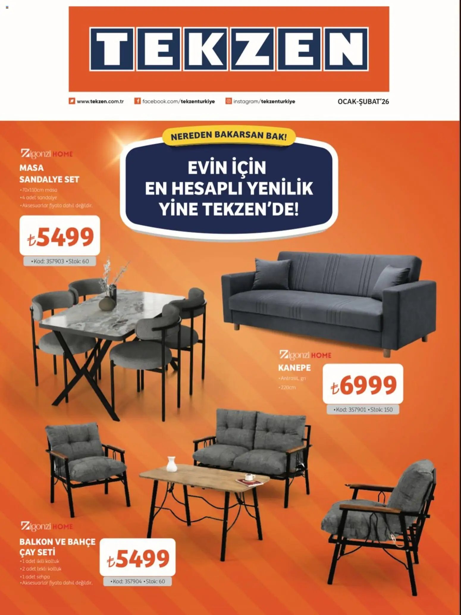 Tekzen tarihli katalog 06 0101 2026 Katalog