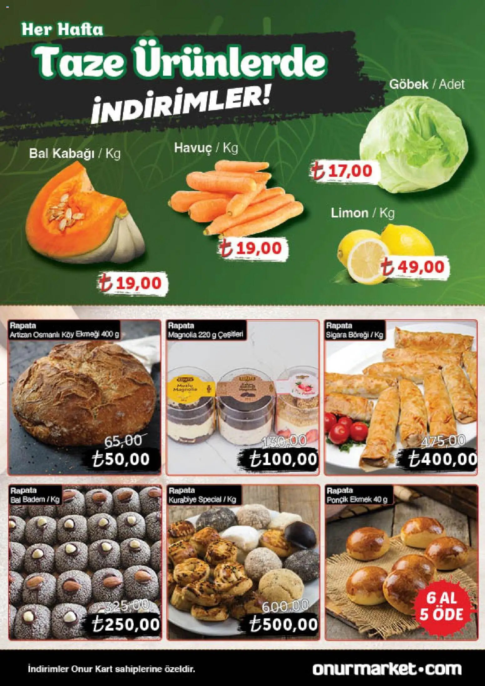 Onur Market tarihli katalog 04 1212 2025 Katalog Gurme - Istanbul