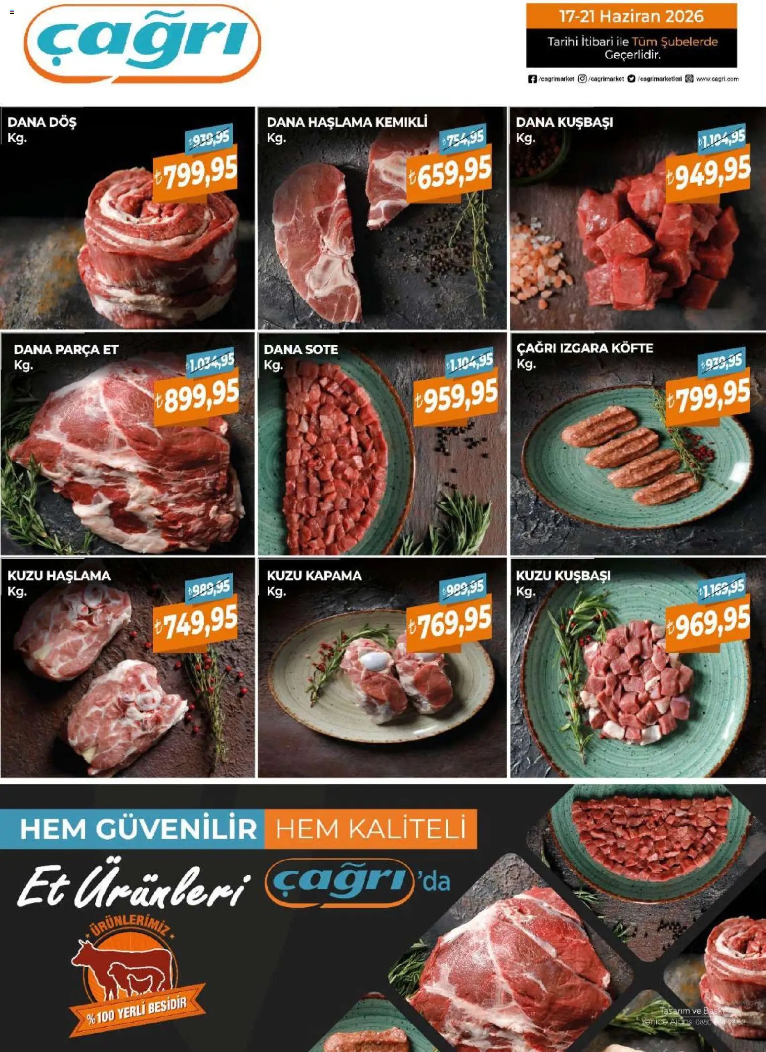 Çağrı Market tarihli katalog 17 0606 2026 Çağrı Market - Dana Katalog