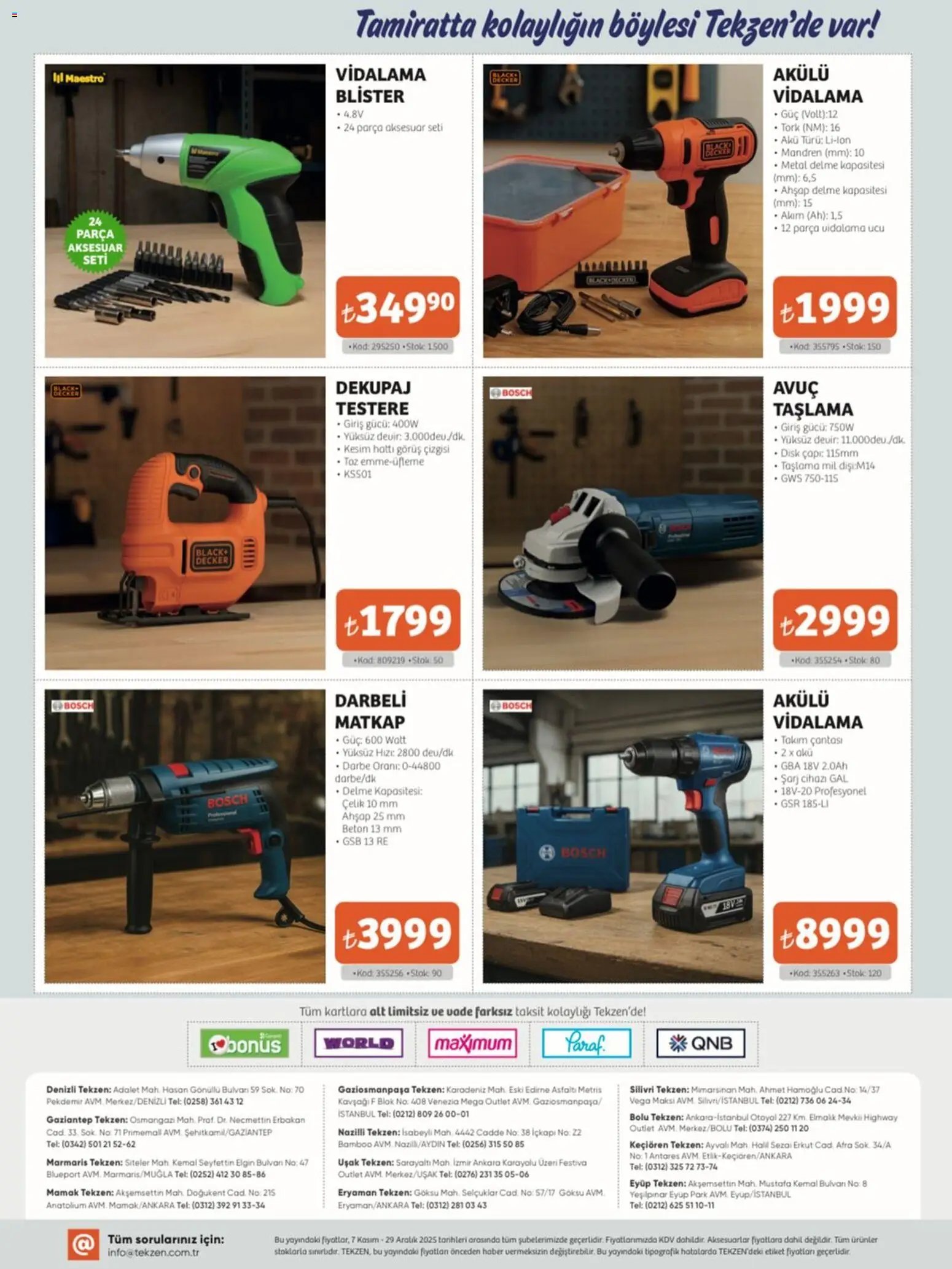 Tekzen tarihli katalog 01 1111 2025 Katalog