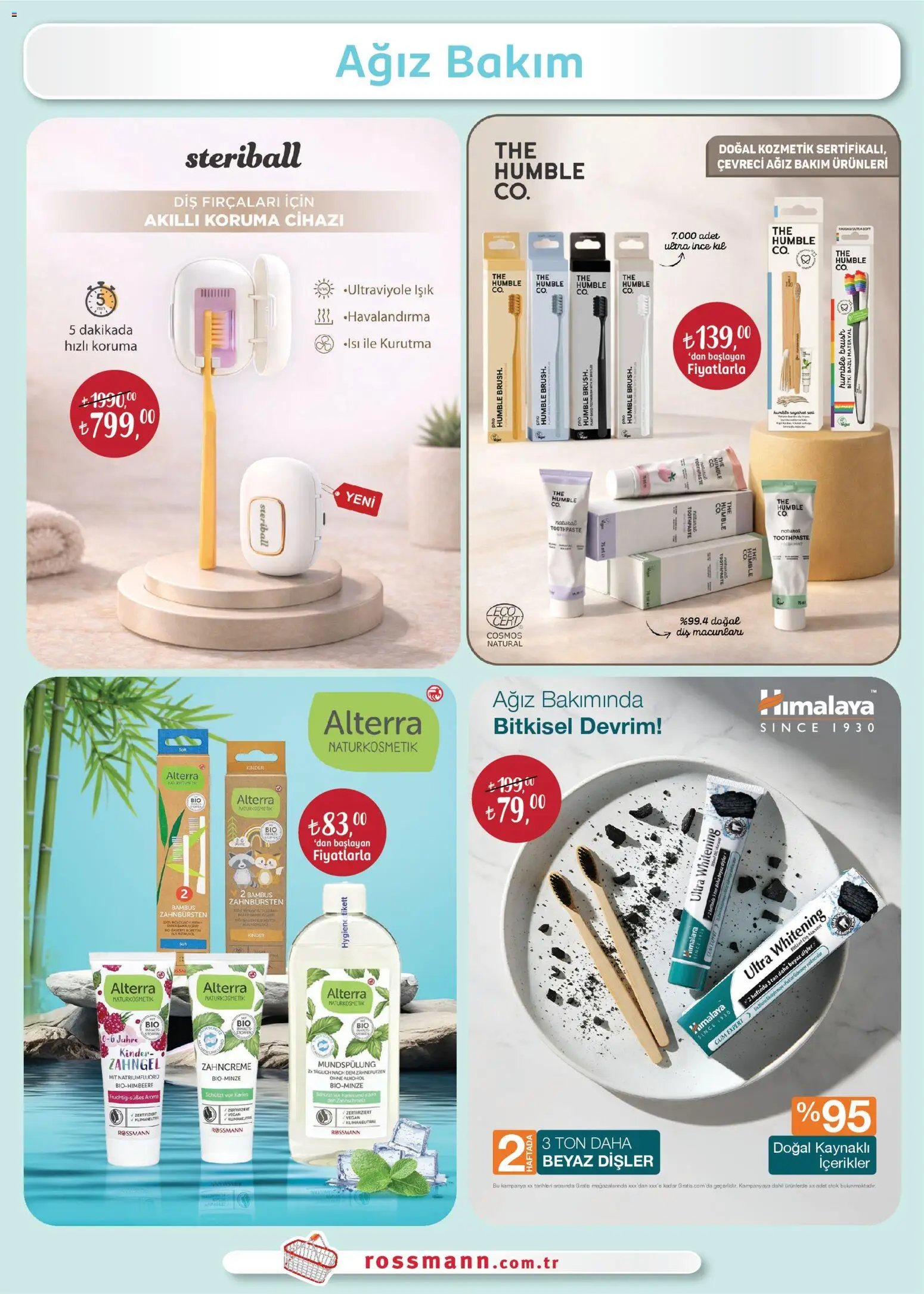 Rossmann tarihli katalog 02 0202 2026 Ağız Bakım Festivali Kataloğu