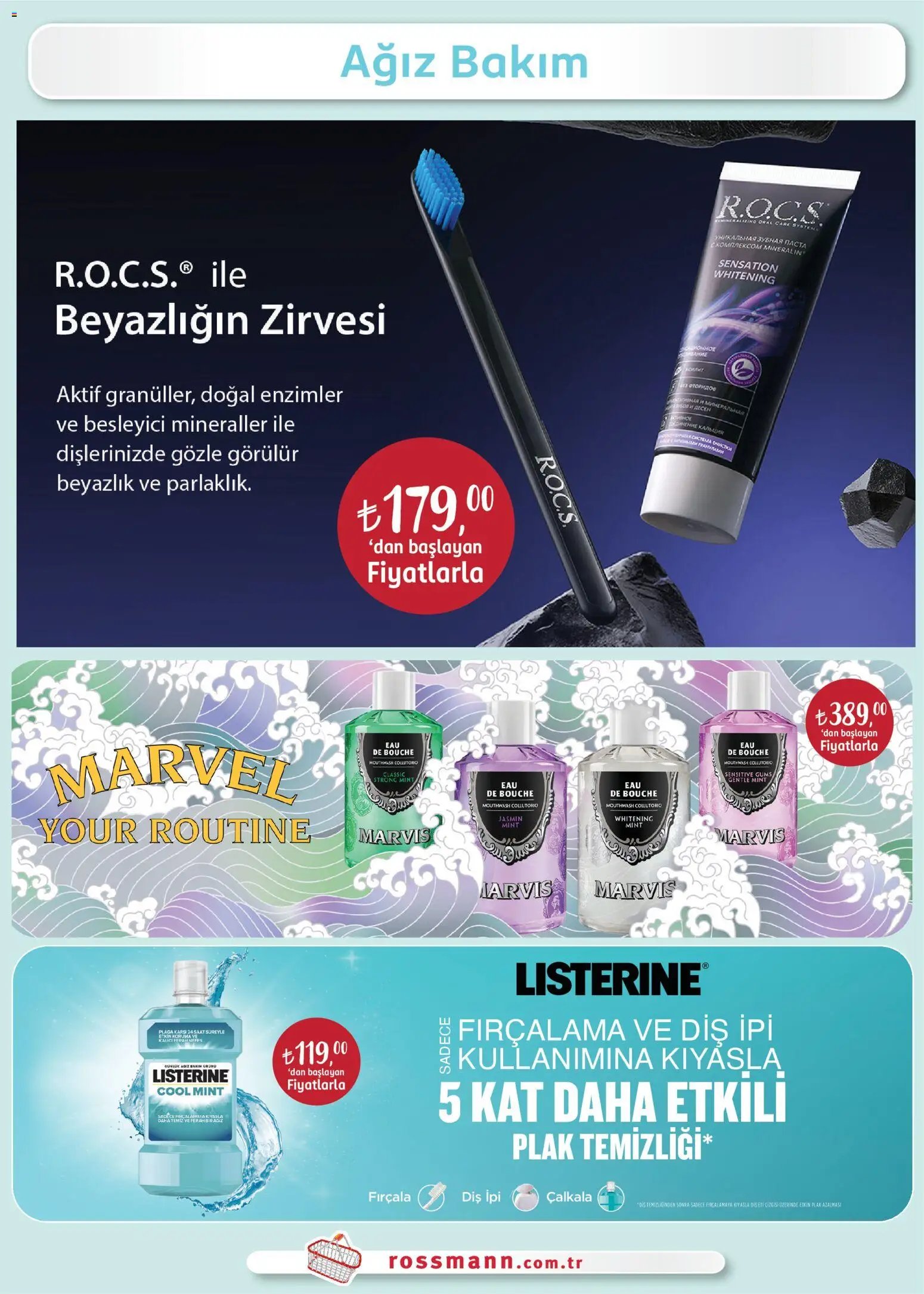 Rossmann tarihli katalog 02 0202 2026 Ağız Bakım Festivali Kataloğu