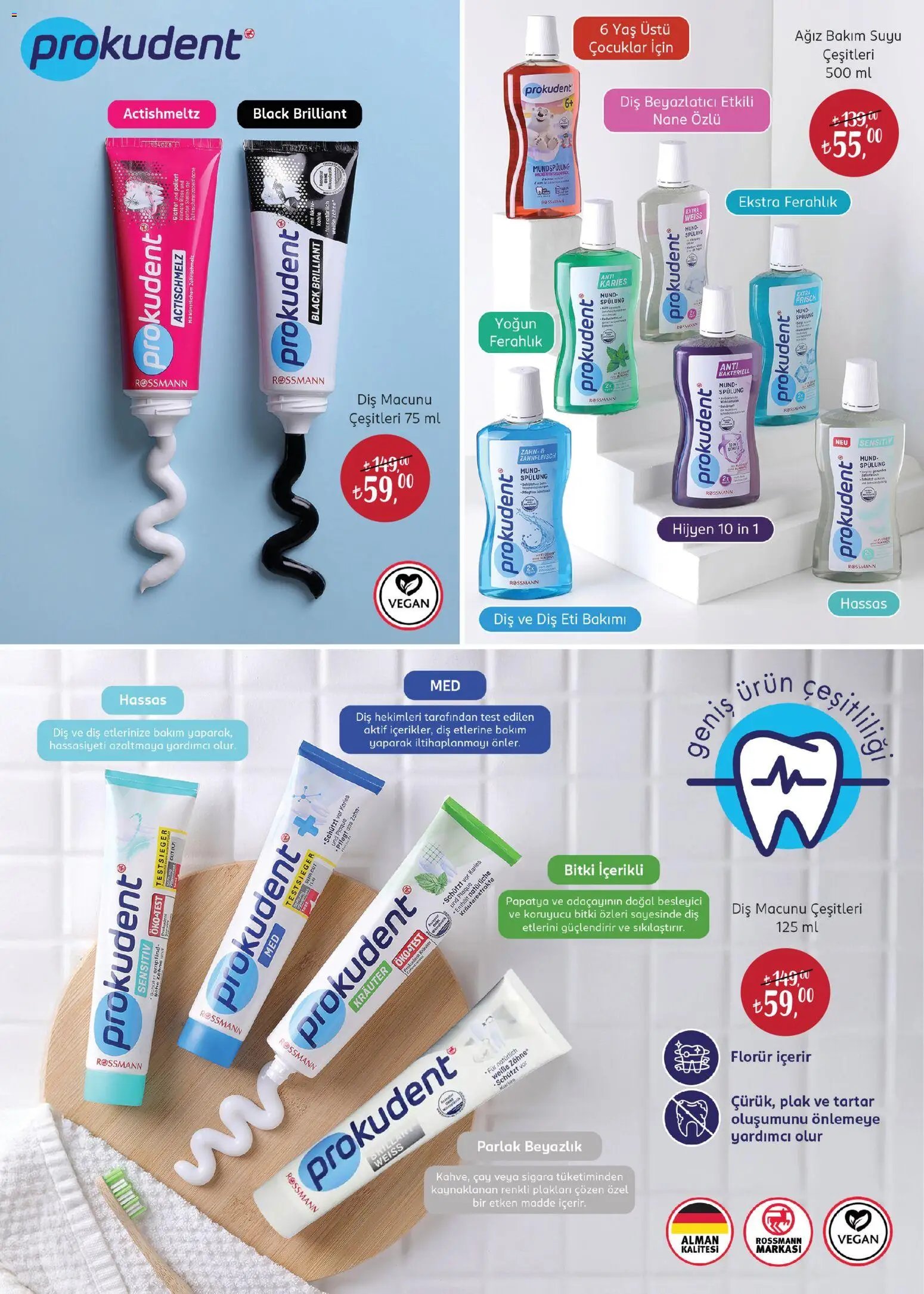 Rossmann tarihli katalog 02 0202 2026 Ağız Bakım Festivali Kataloğu