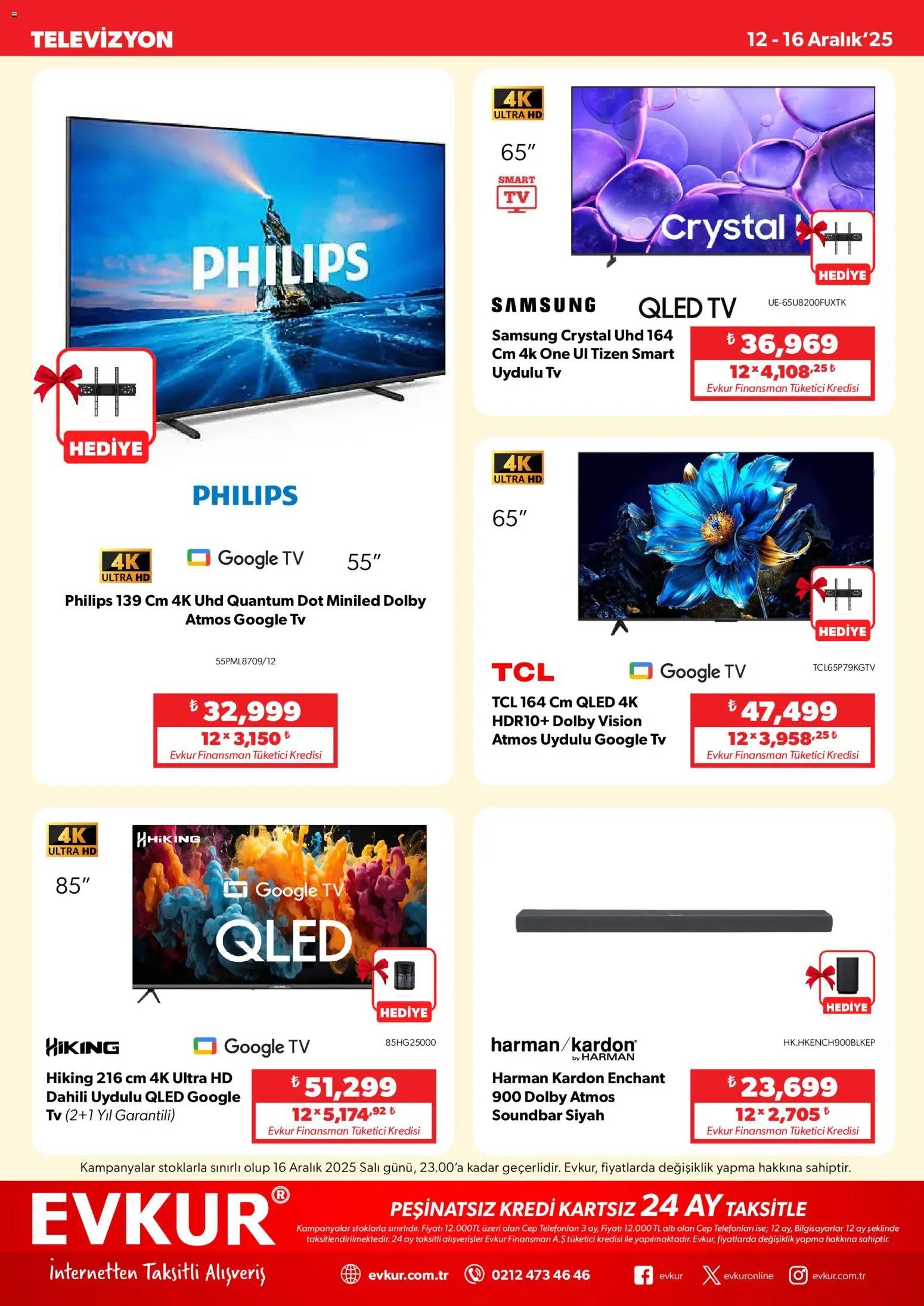 Evkur tarihli katalog 12 1212 2025 Muhteşem Fırsatlar