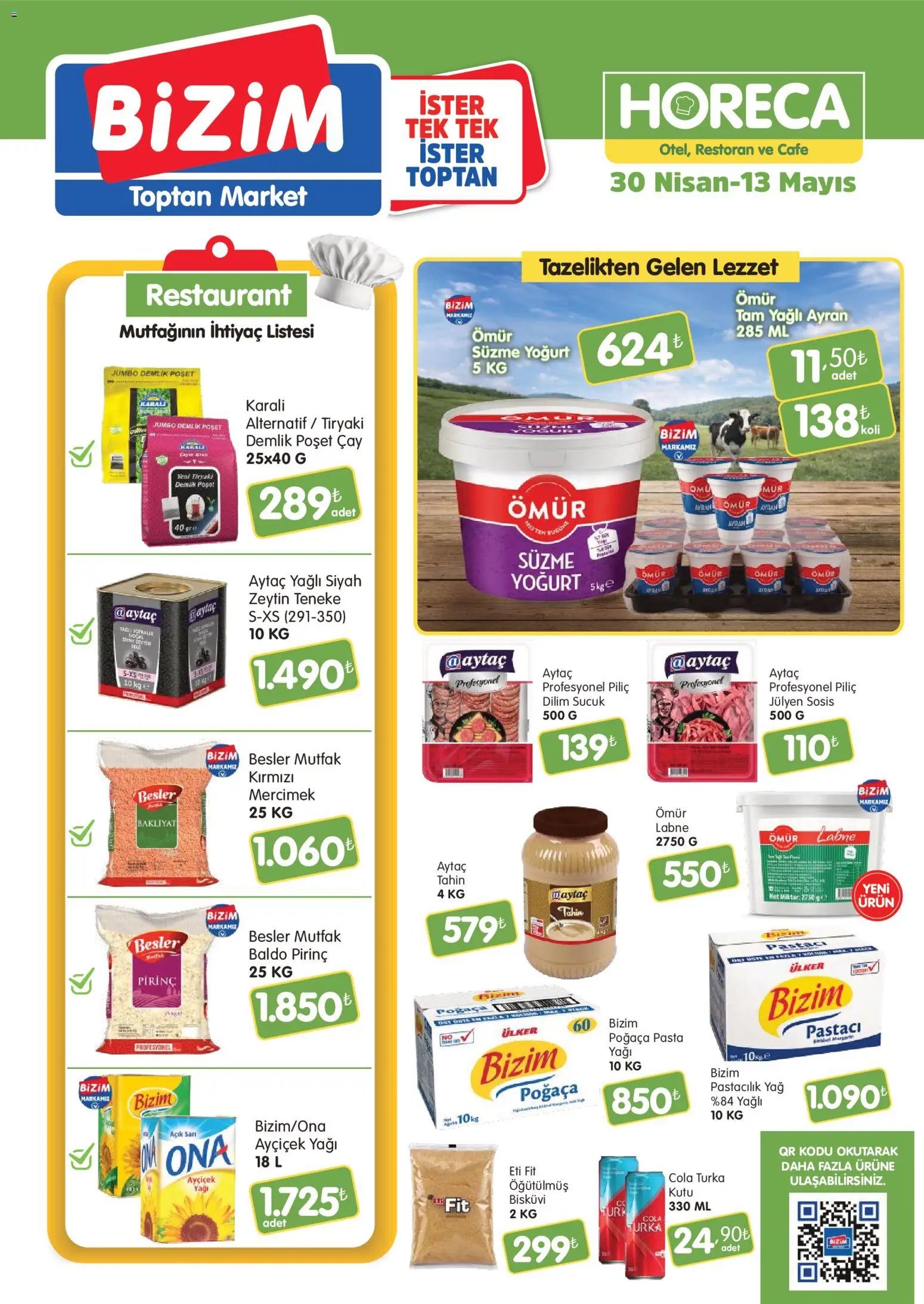 Bizim Toptan tarihli katalog 30 0404 2026 Bizim Toptan - Horeca kataloğu