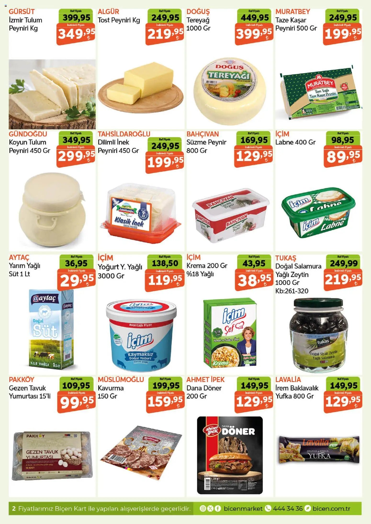 Biçen Market tarihli katalog 16 1212 2025 Katalog