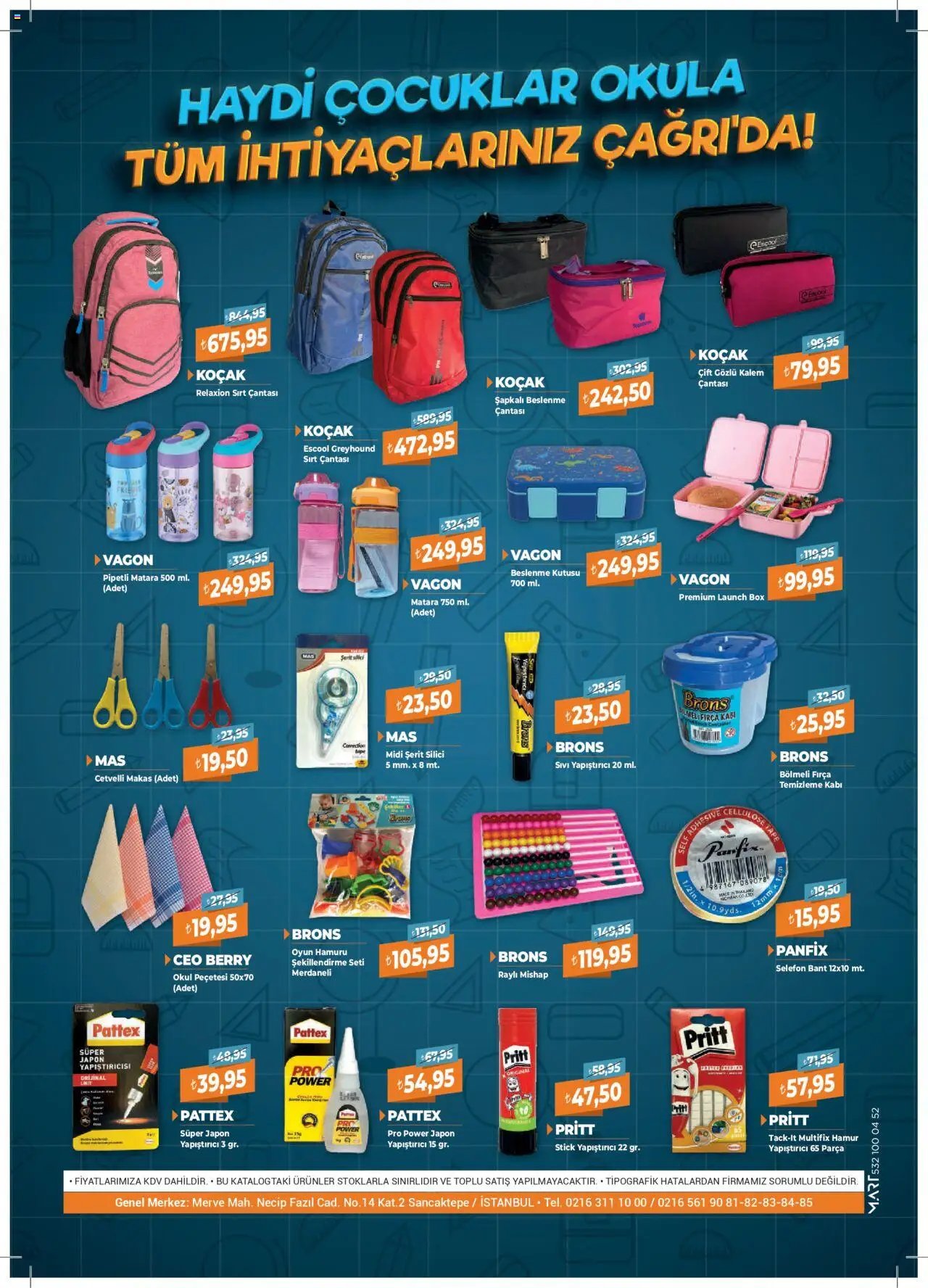 Çağrı Market tarihli katalog 27 0808 2025 Kırtasiye Katalog