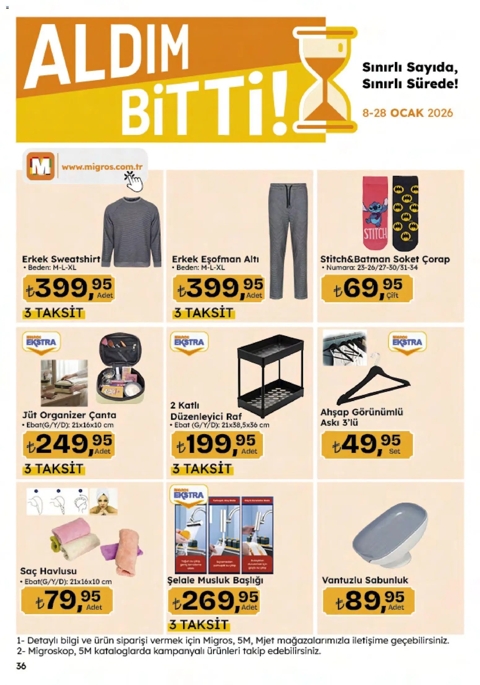 Migros tarihli katalog 08 0101 2026 5M Migroskop Dijital