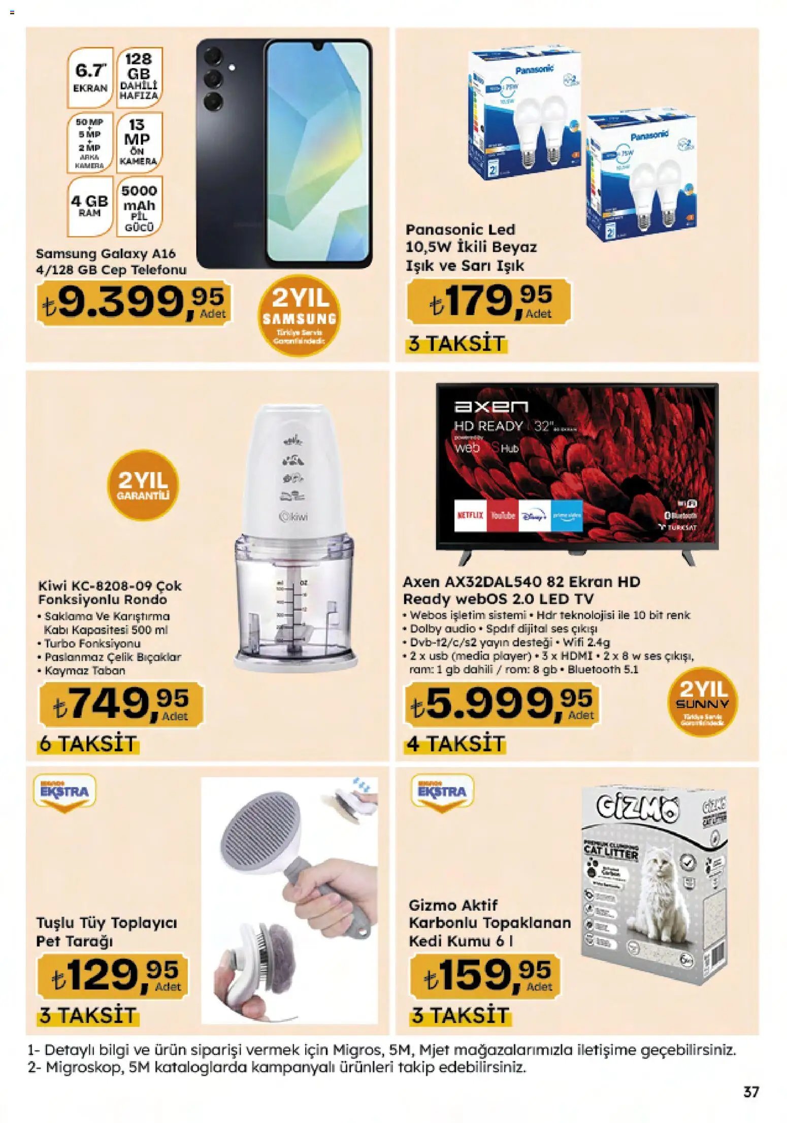 Migros tarihli katalog 08 0101 2026 5M Migroskop Dijital