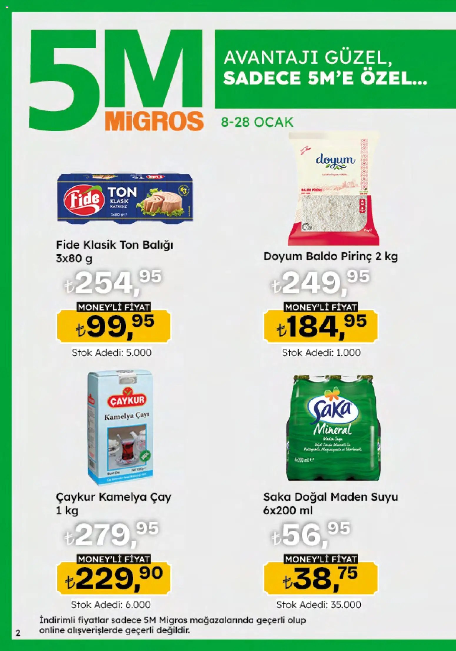 Migros tarihli katalog 08 0101 2026 5M Migroskop Dijital