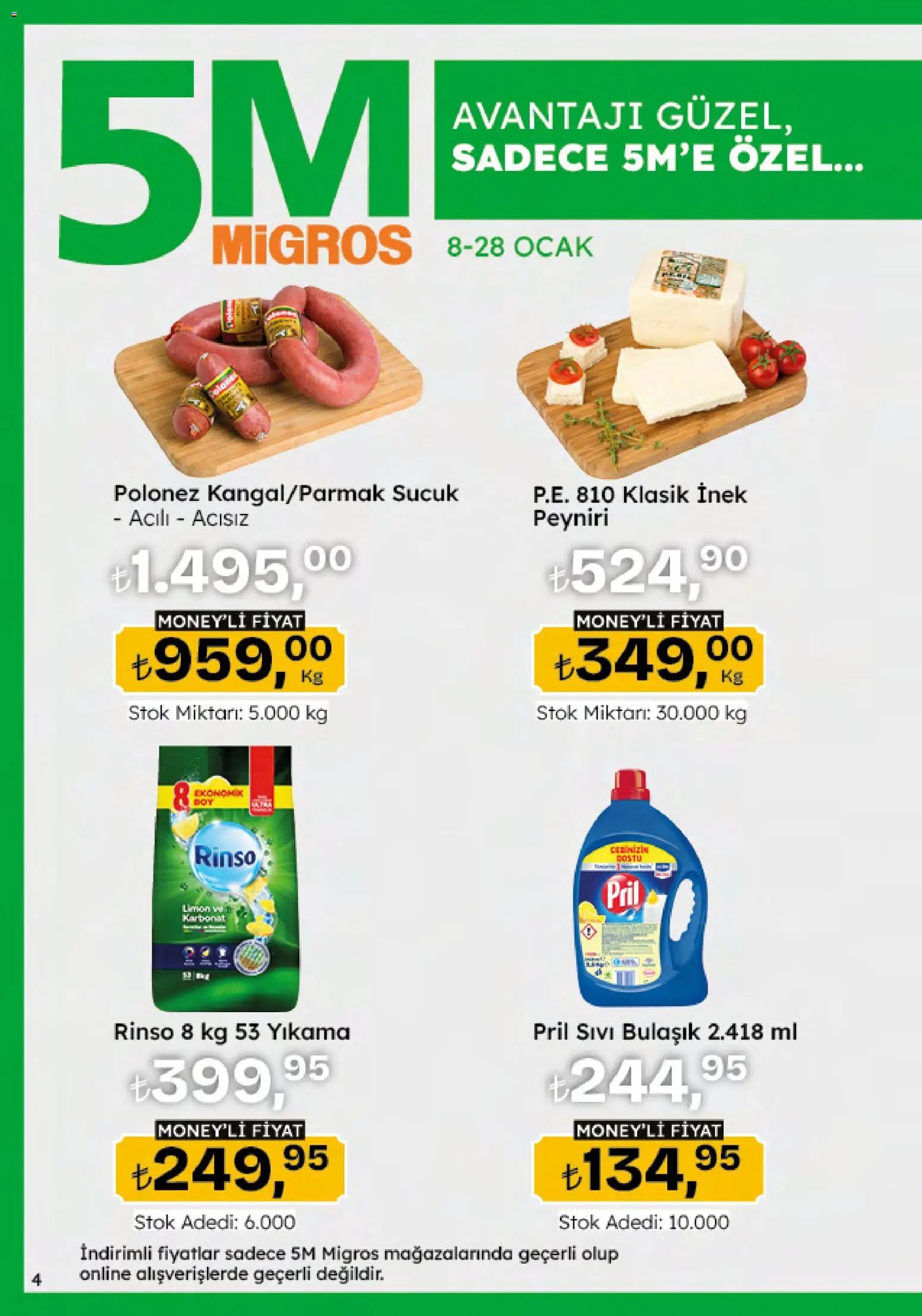 Migros tarihli katalog 08 0101 2026 5M Migroskop Dijital