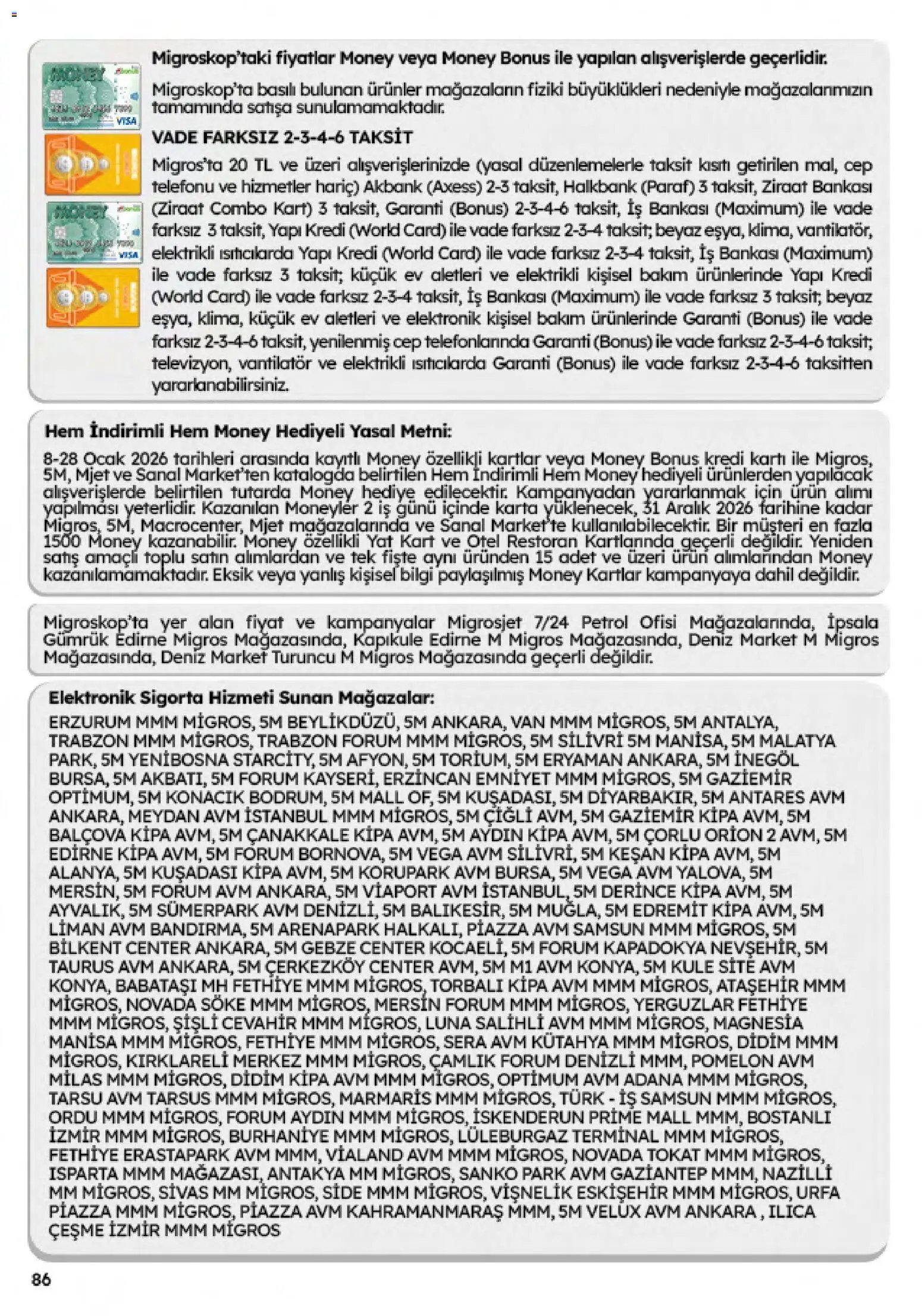 Migros tarihli katalog 08 0101 2026 5M Migroskop Dijital