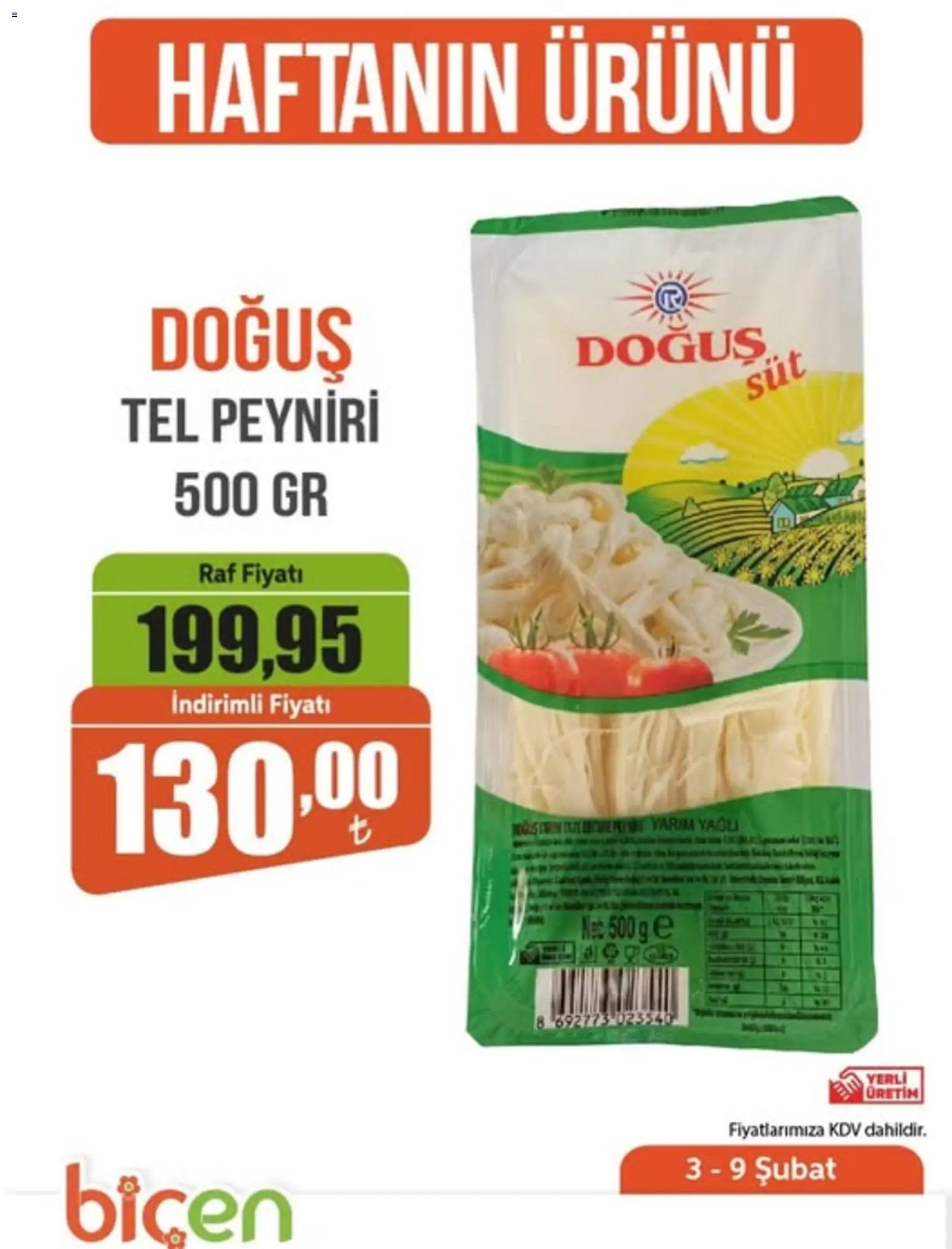 Biçen Market tarihli katalog 03 0202 2026 Haftanın Ürünü