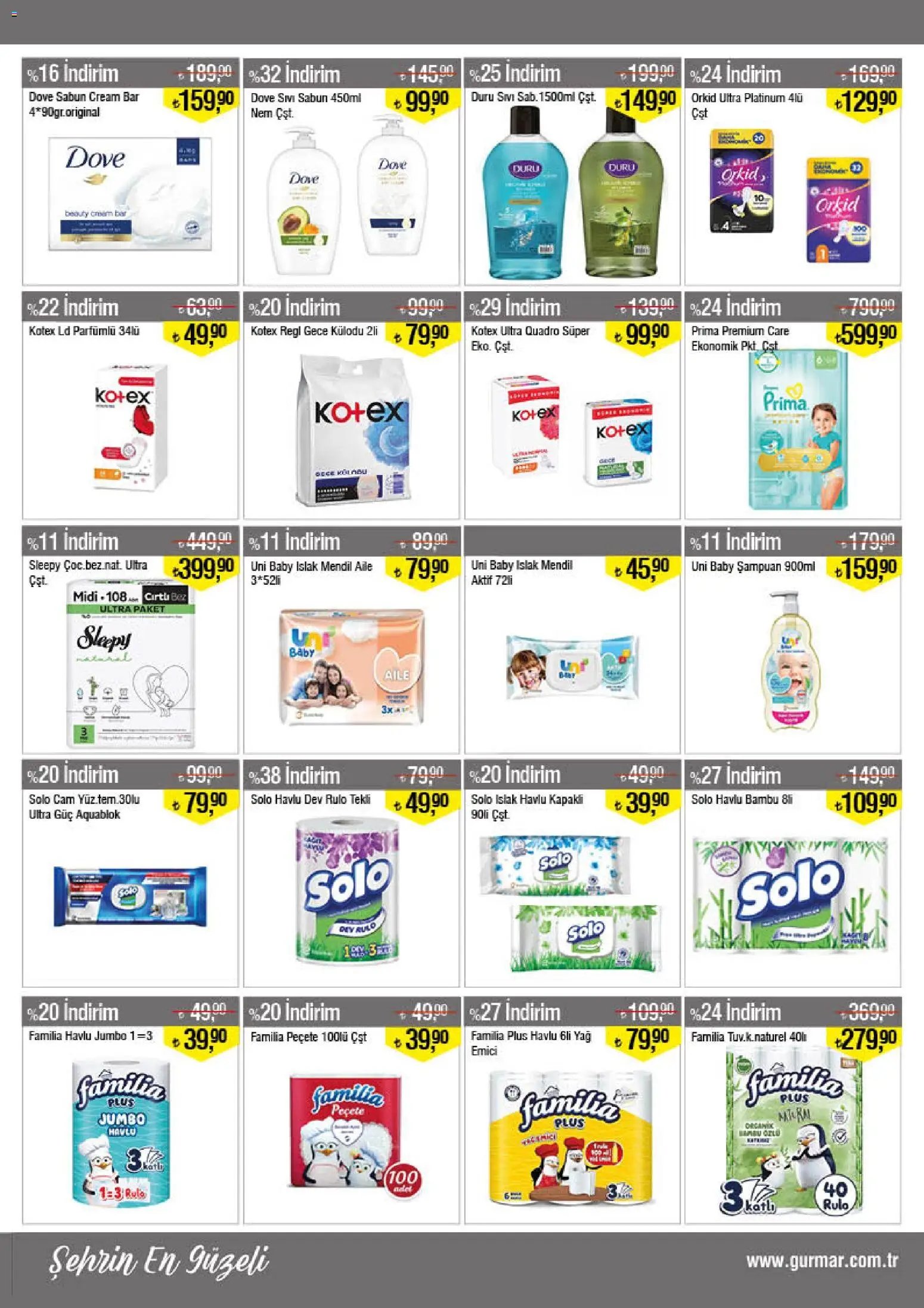 Gürmar tarihli katalog 01 0303 2026 Gürmar Katalog