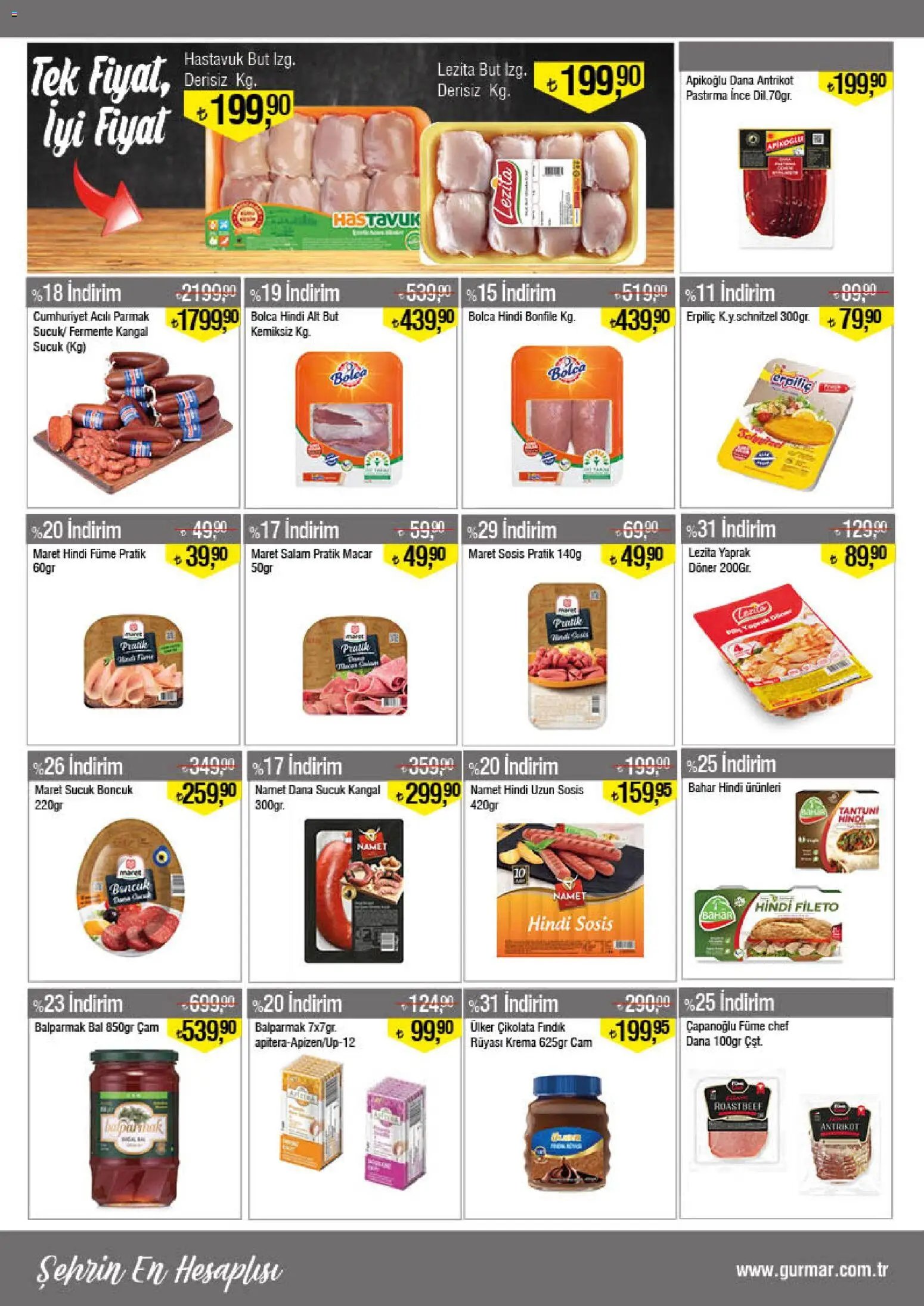 Gürmar tarihli katalog 01 0303 2026 Gürmar Katalog