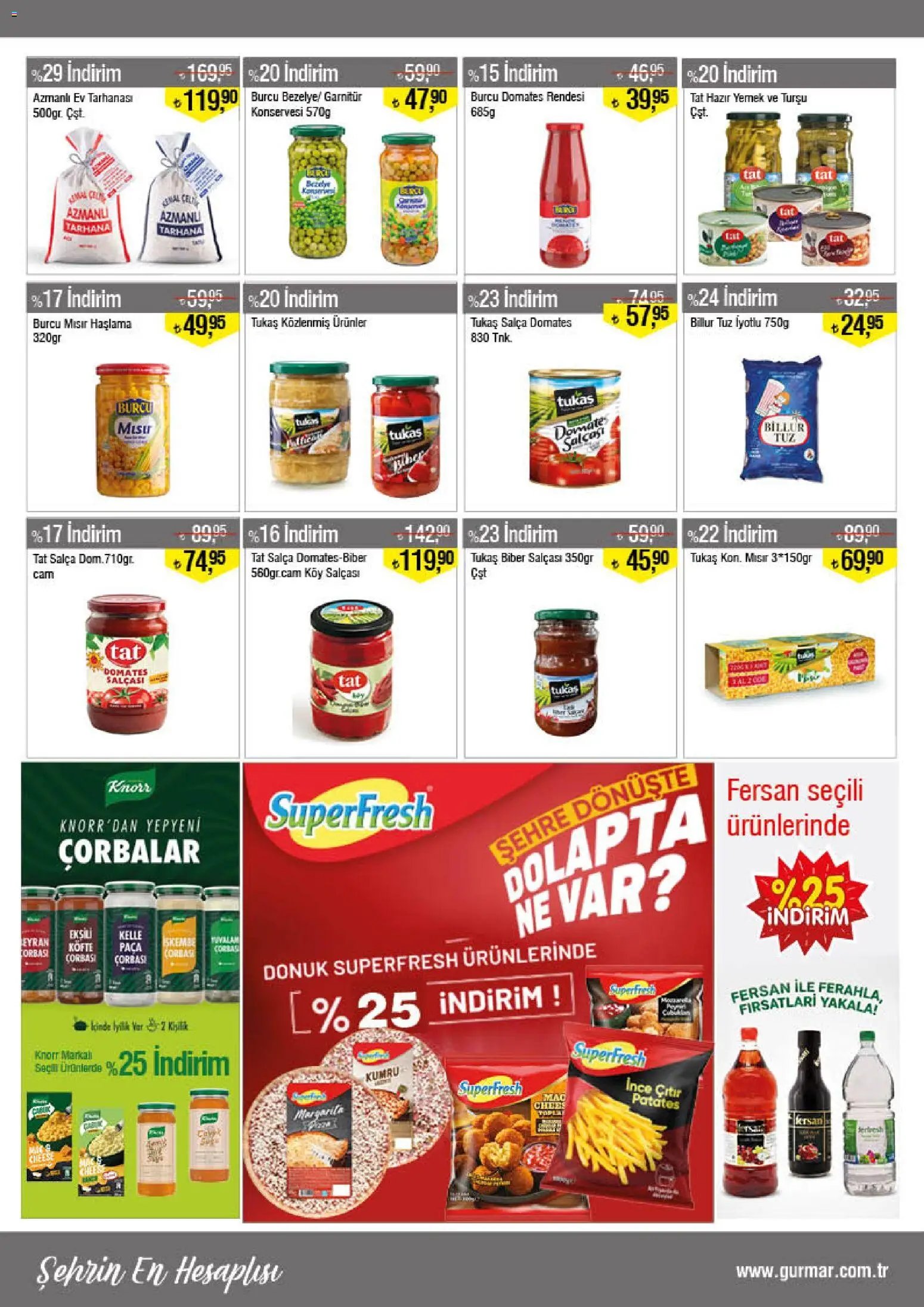 Gürmar tarihli katalog 01 0303 2026 Gürmar Katalog