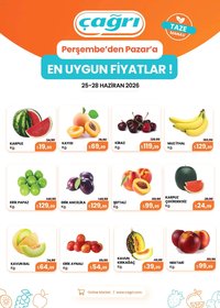 Çağrı Market tarihli katalog 25 0606 2026 Çağrı Market - Manav Katalog