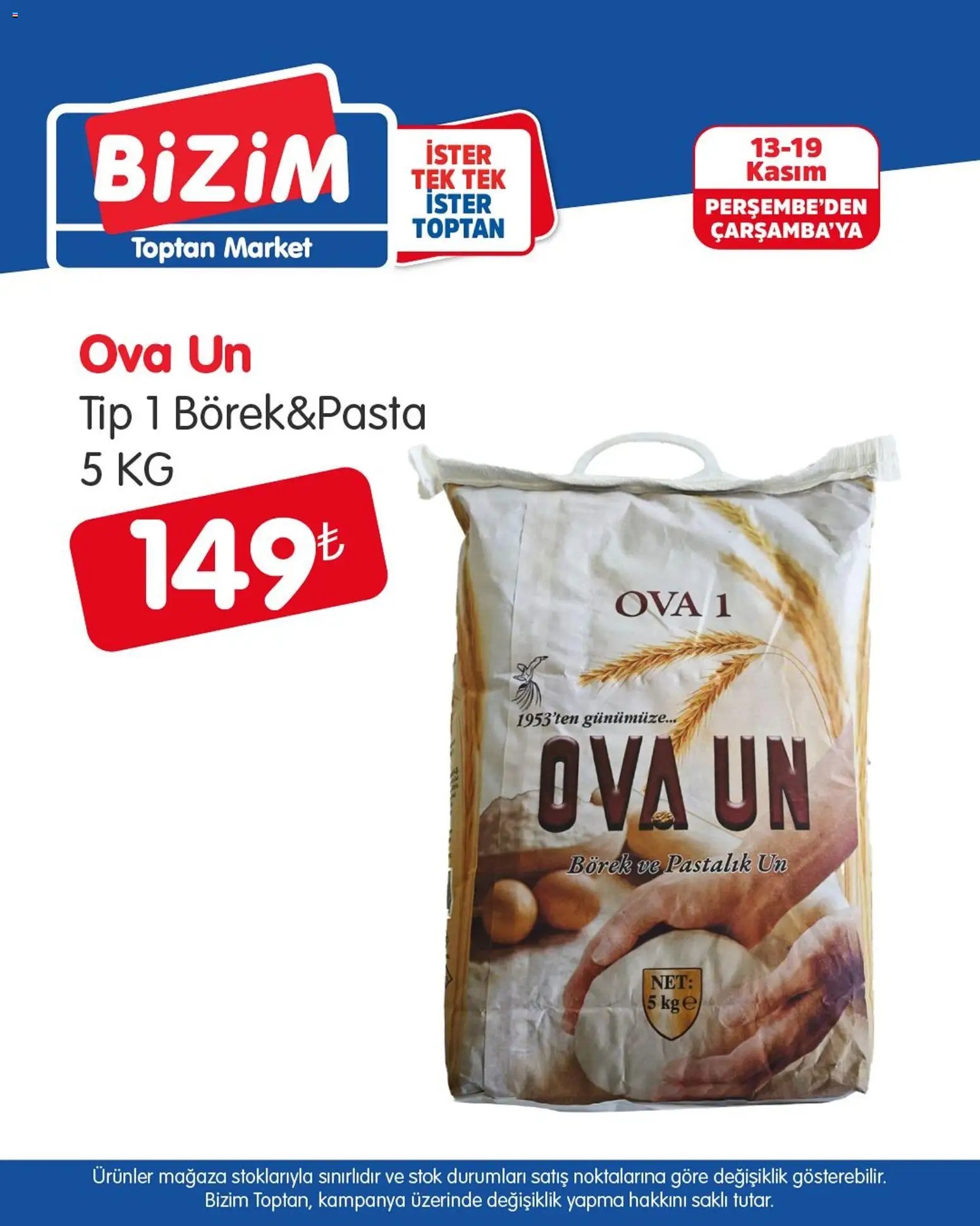 Bizim Toptan tarihli katalog 13 1111 2025 Katalog