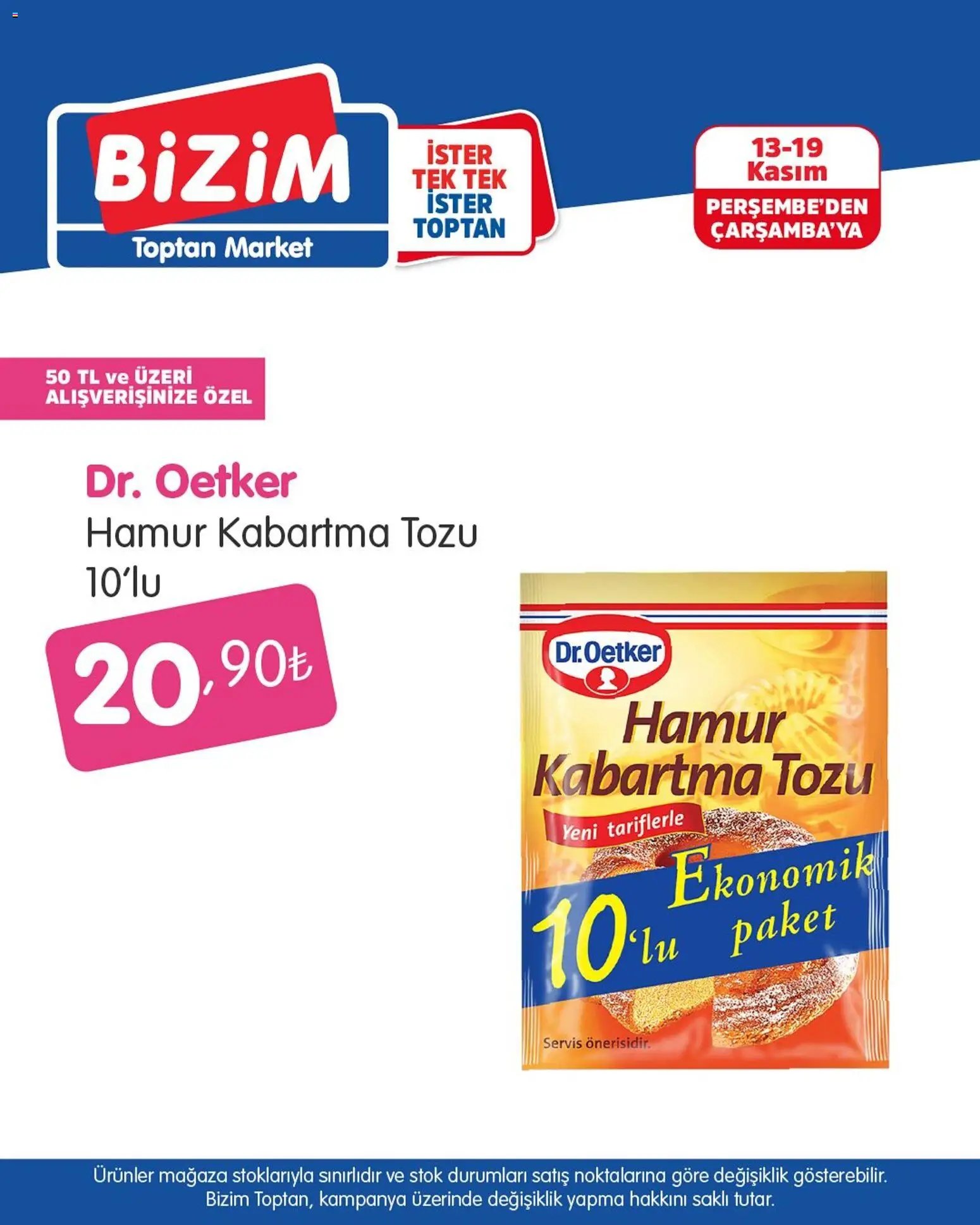 Bizim Toptan tarihli katalog 13 1111 2025 Katalog
