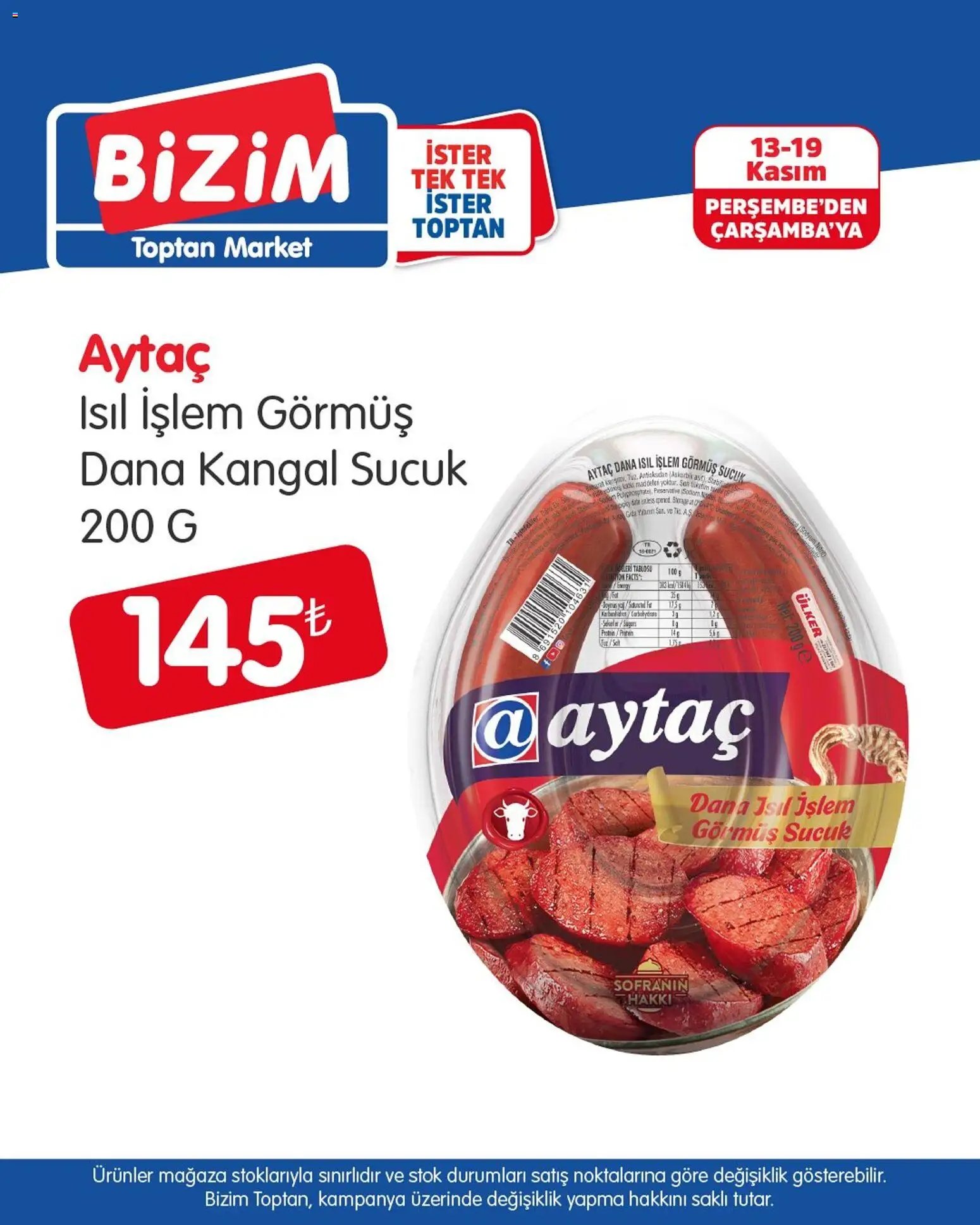 Bizim Toptan tarihli katalog 13 1111 2025 Katalog