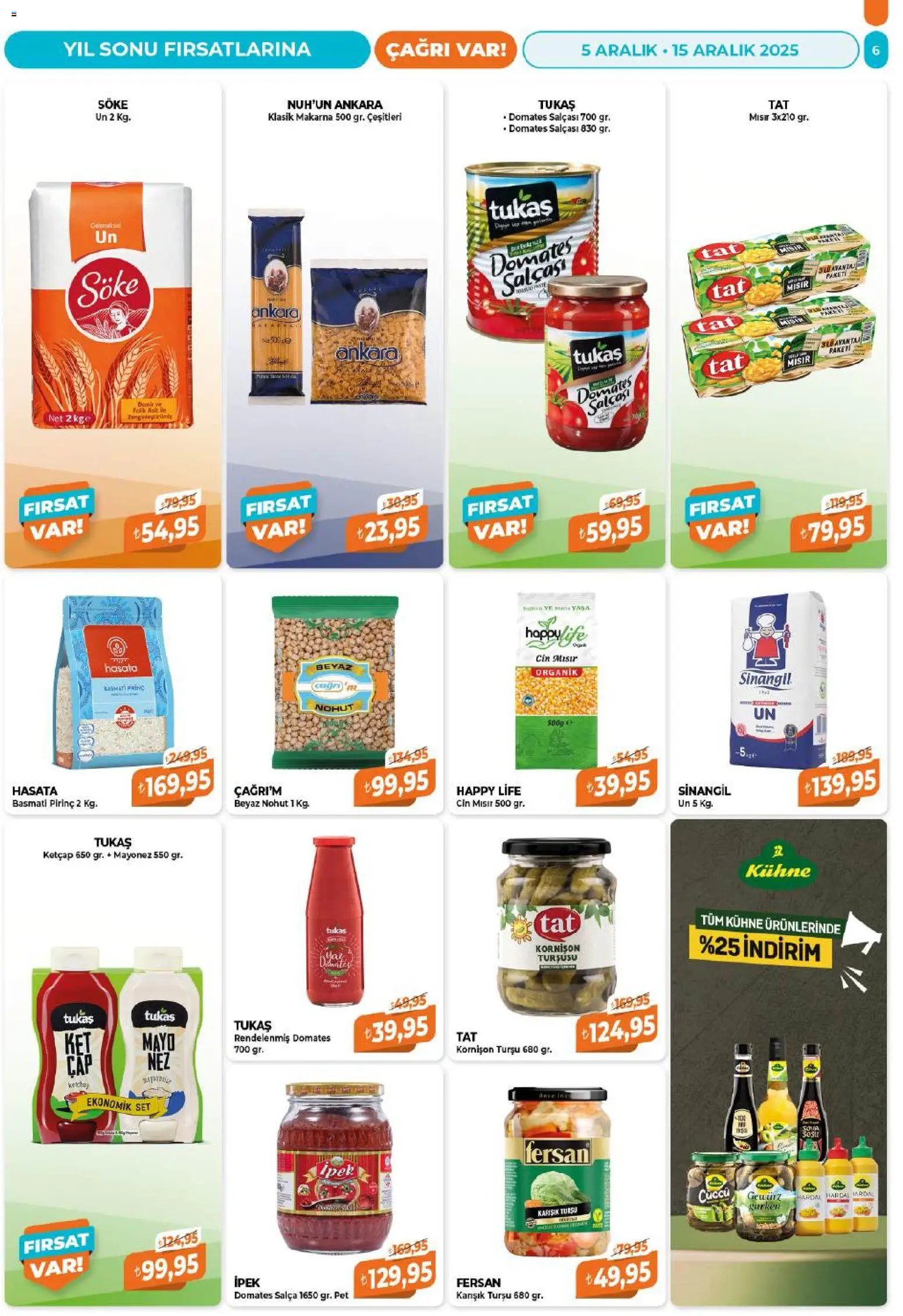 Çağrı Market tarihli katalog 05 1212 2025 Katalog