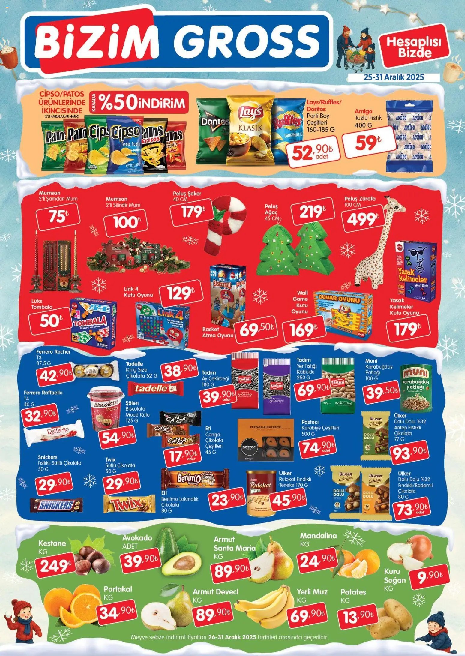 Bizim Toptan tarihli katalog 25 1212 2025 Bizim Gross Fırsat Bülteni