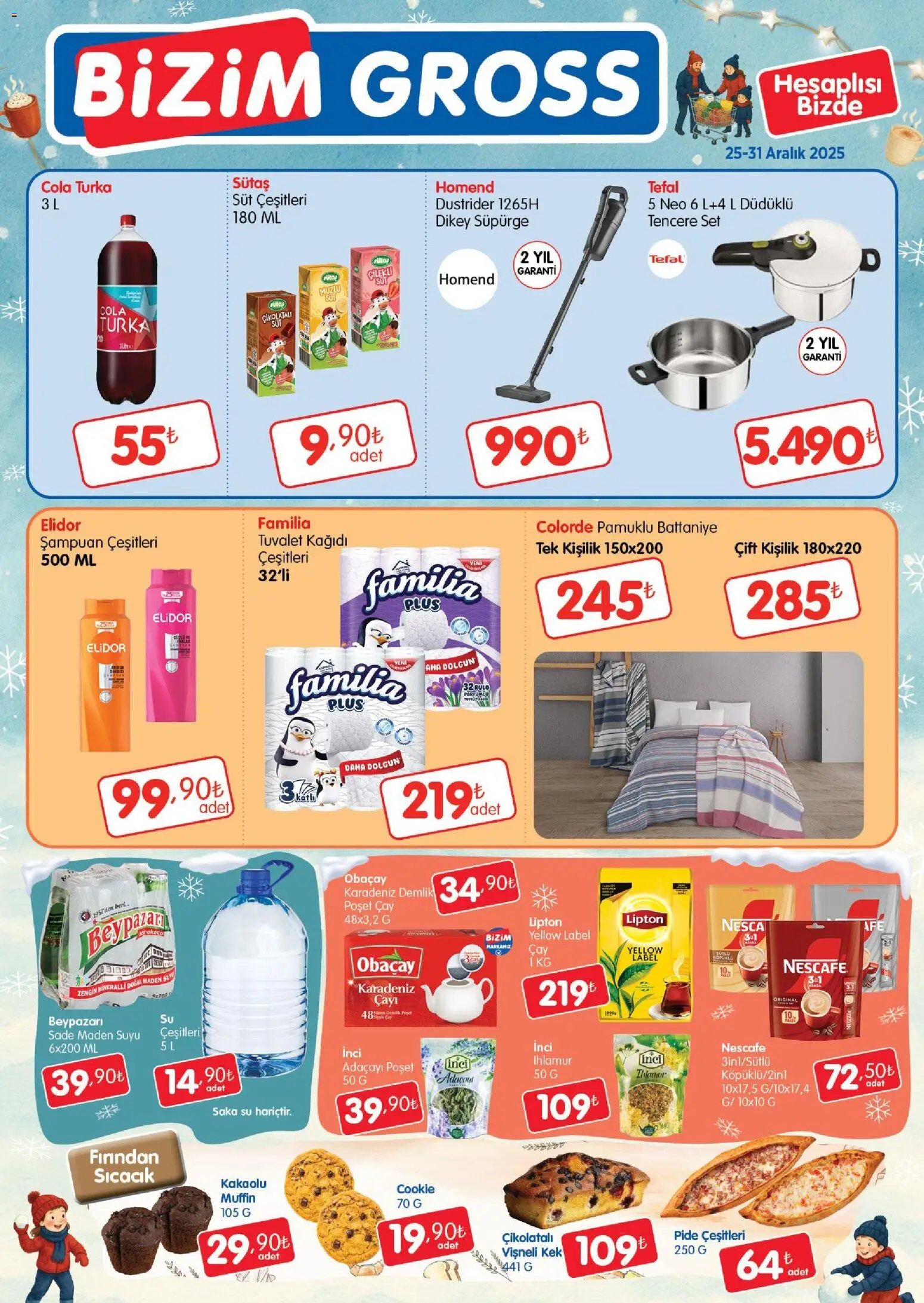 Bizim Toptan tarihli katalog 25 1212 2025 Bizim Gross Fırsat Bülteni