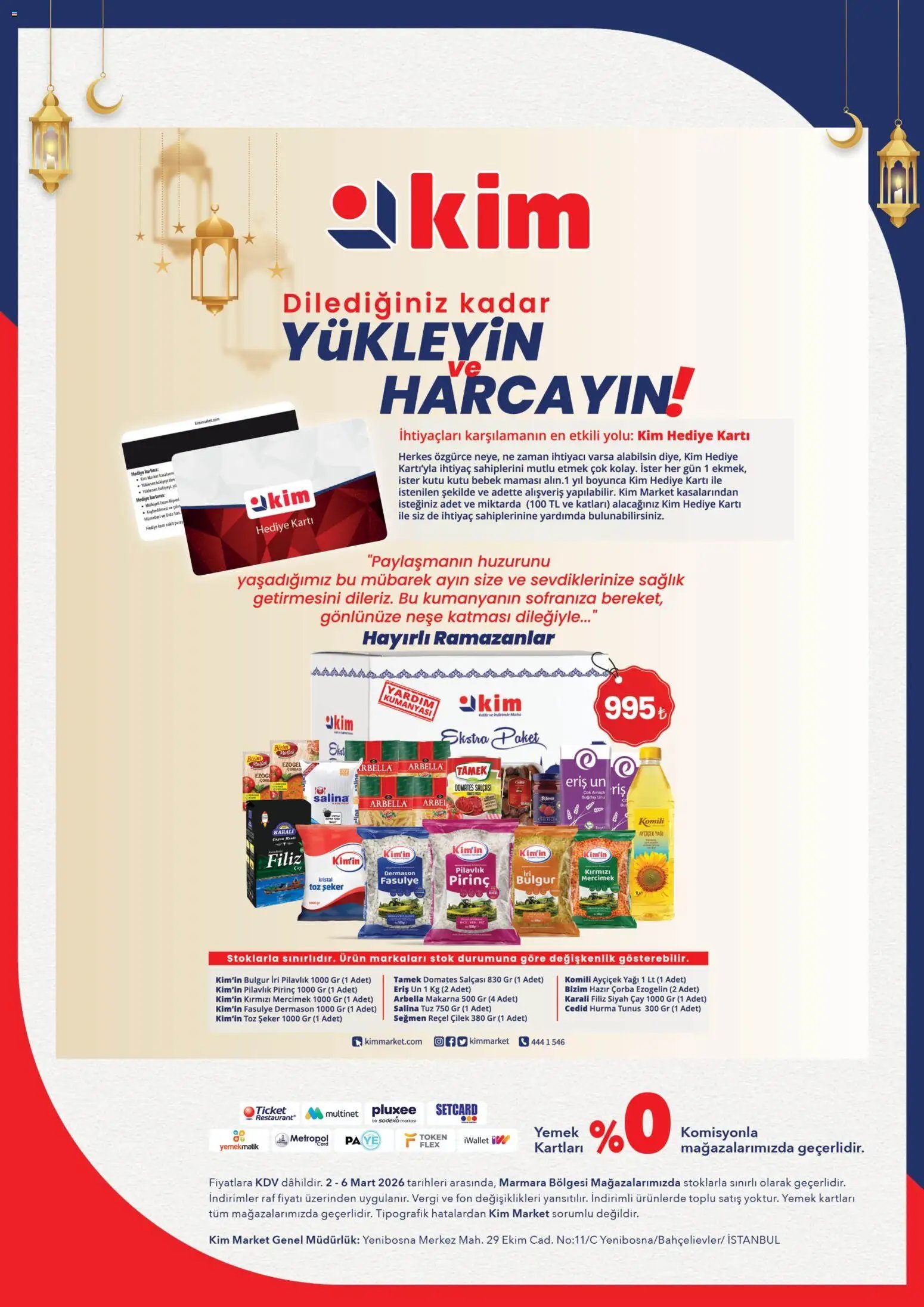 Kim Market tarihli katalog 02 0303 2026 Kim Market Katalog - Marmara Insert