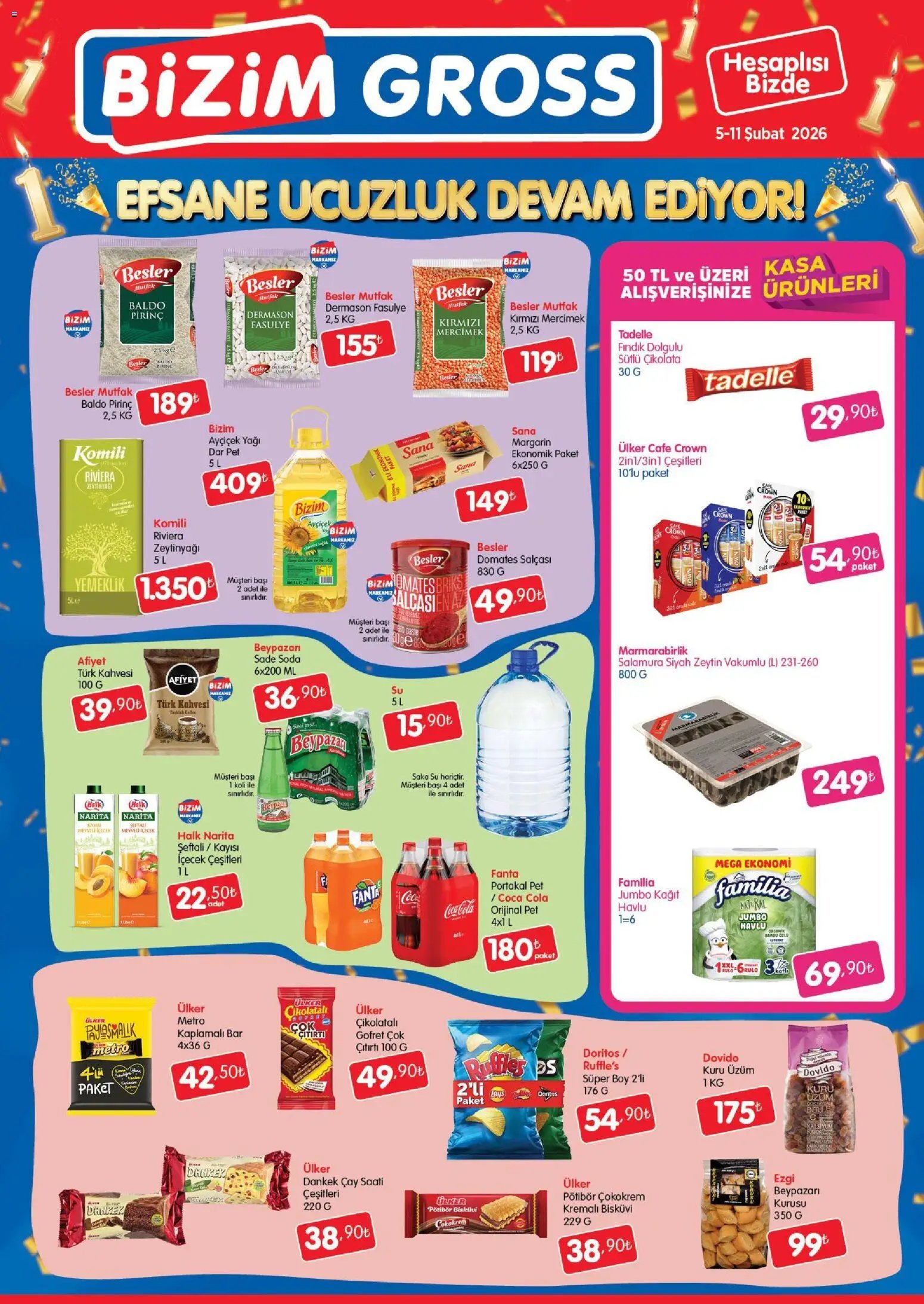 Bizim Toptan tarihli katalog 05 0202 2026 Bizim Gross Fırsat Bülteni