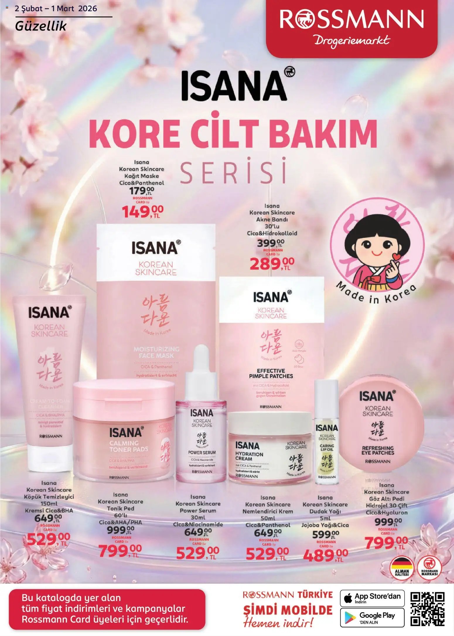 Rossmann tarihli katalog 02 0202 2026 İndirim