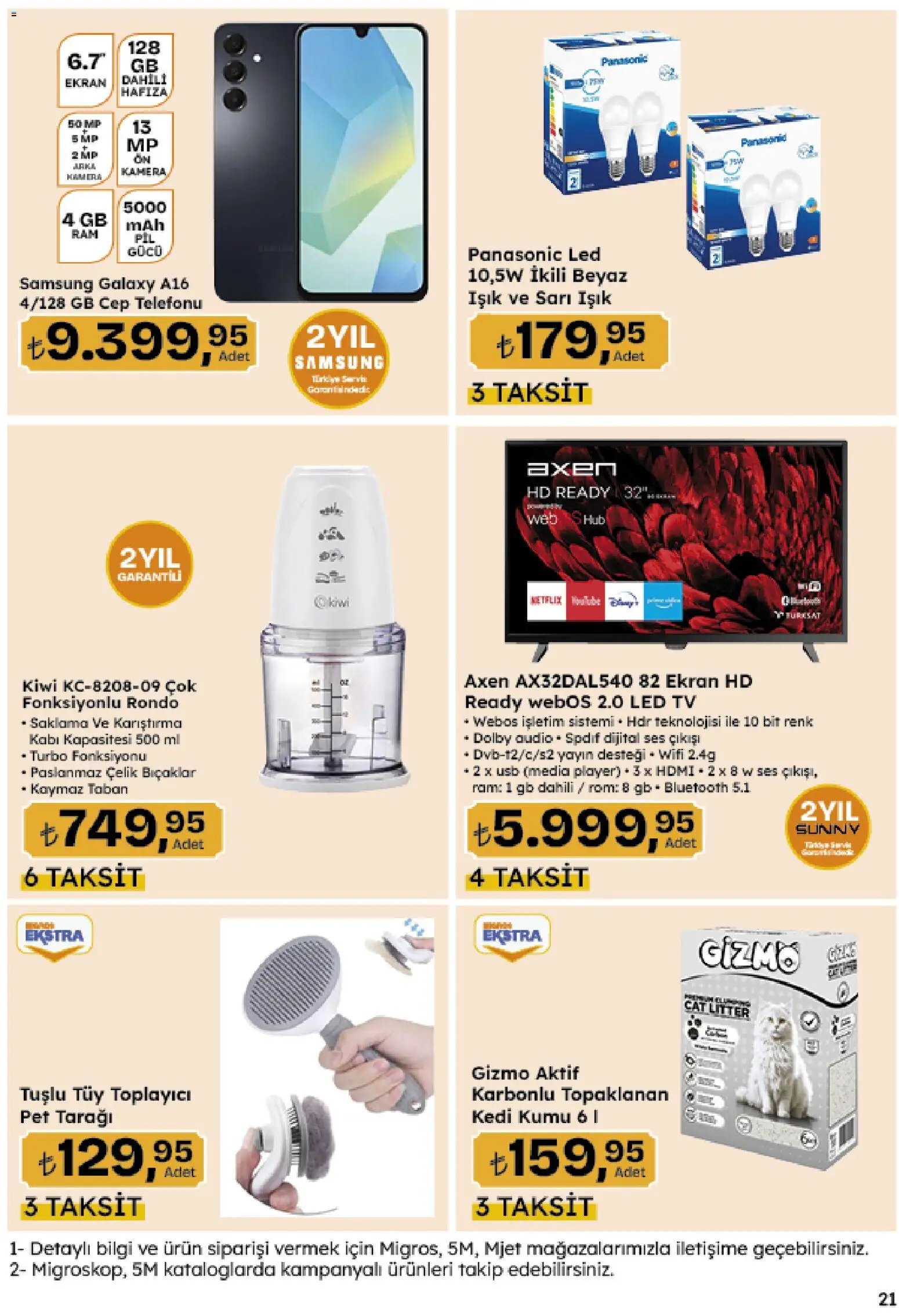 Migros tarihli katalog 08 0101 2026 Migroskop